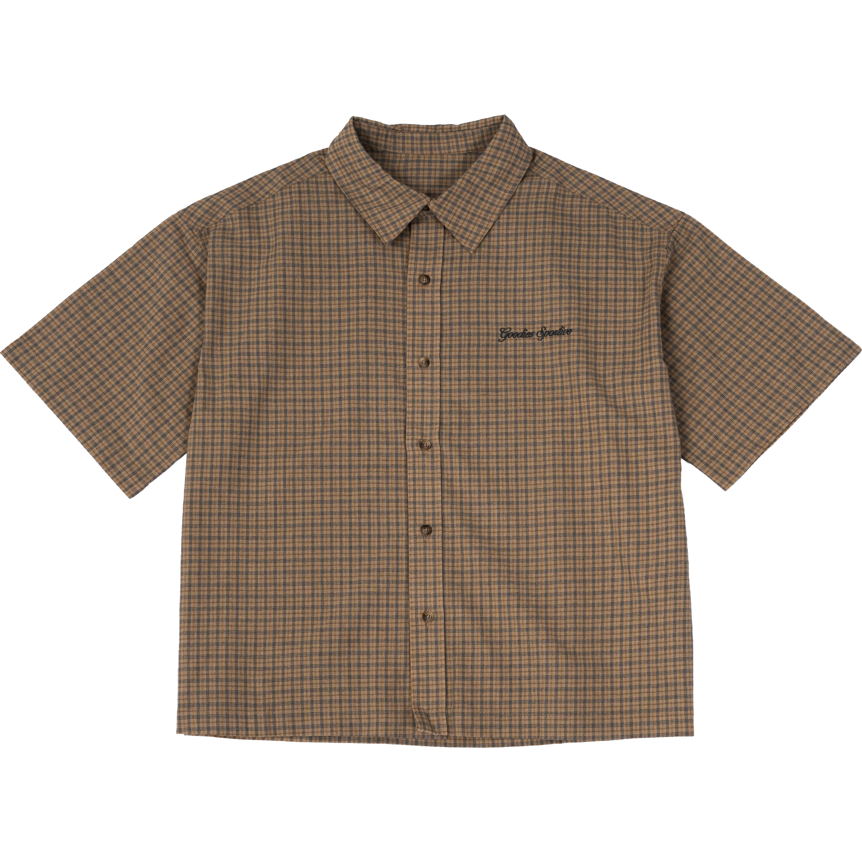 Jacquard Boxy Shirt - Moss