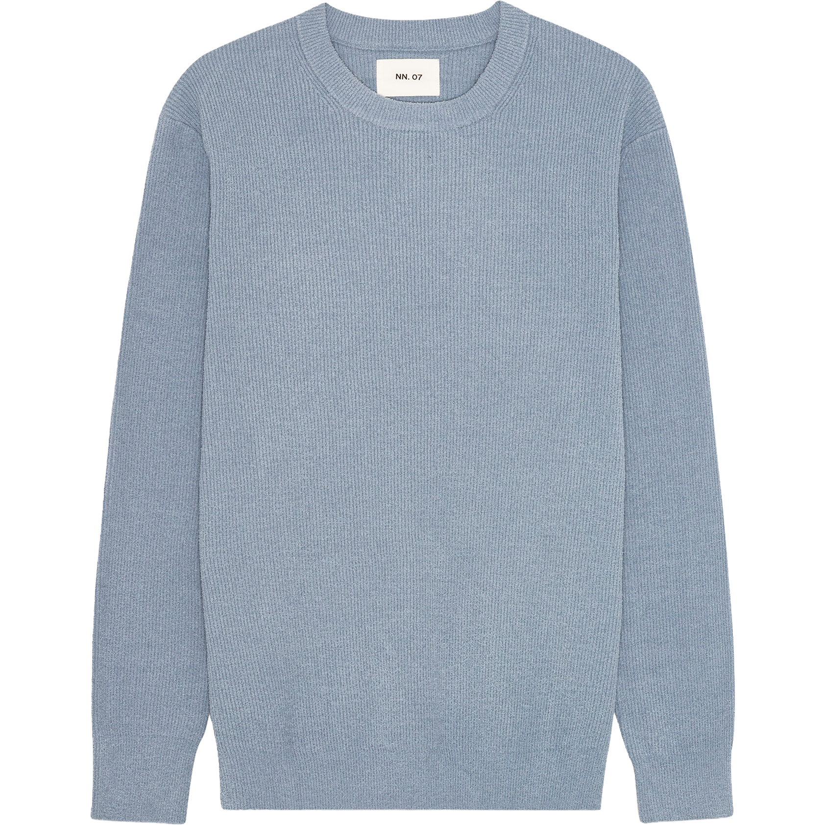 Danny Soft Rib Crew - Stone Blue