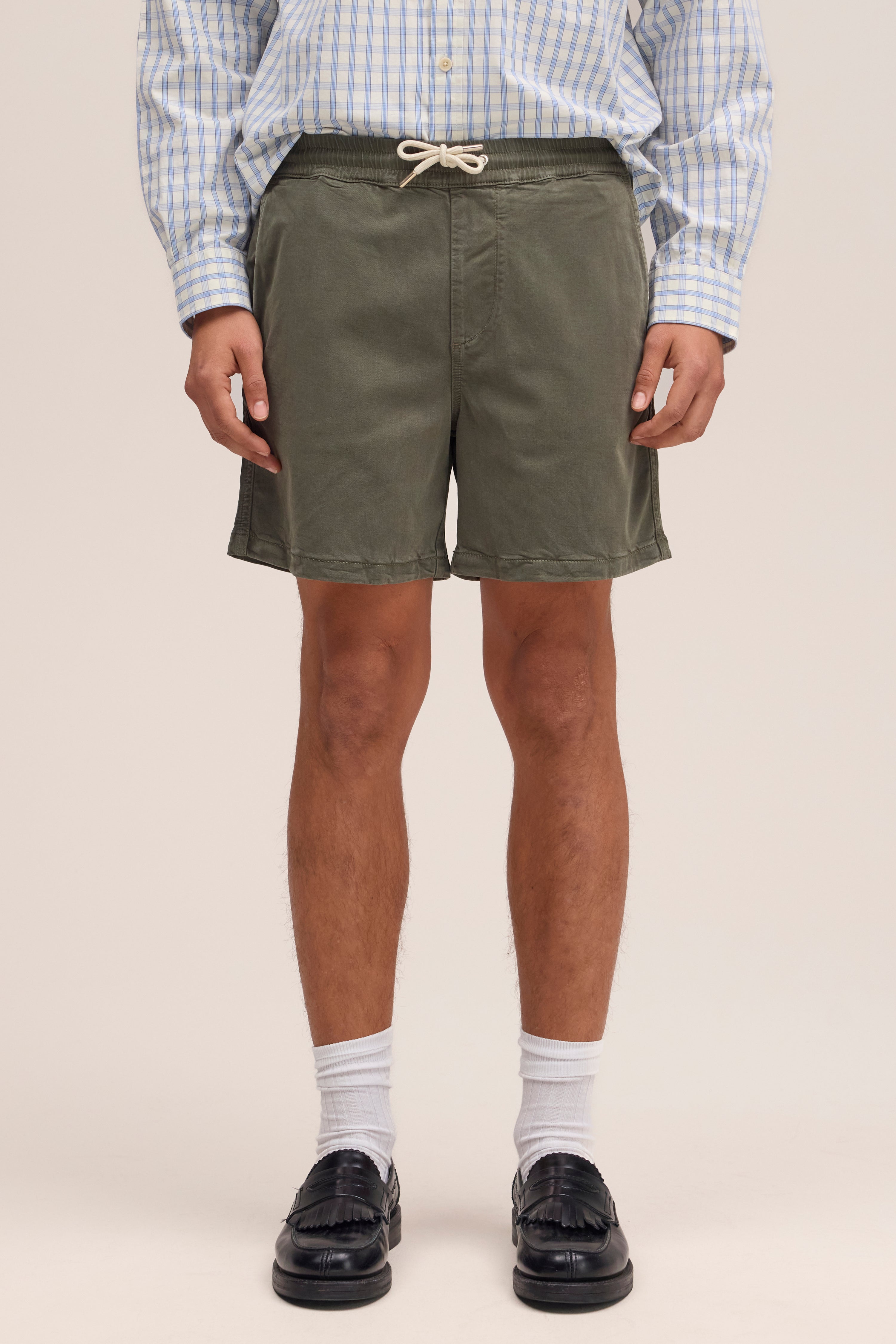 Gregor Lyocell Shorts - Capers