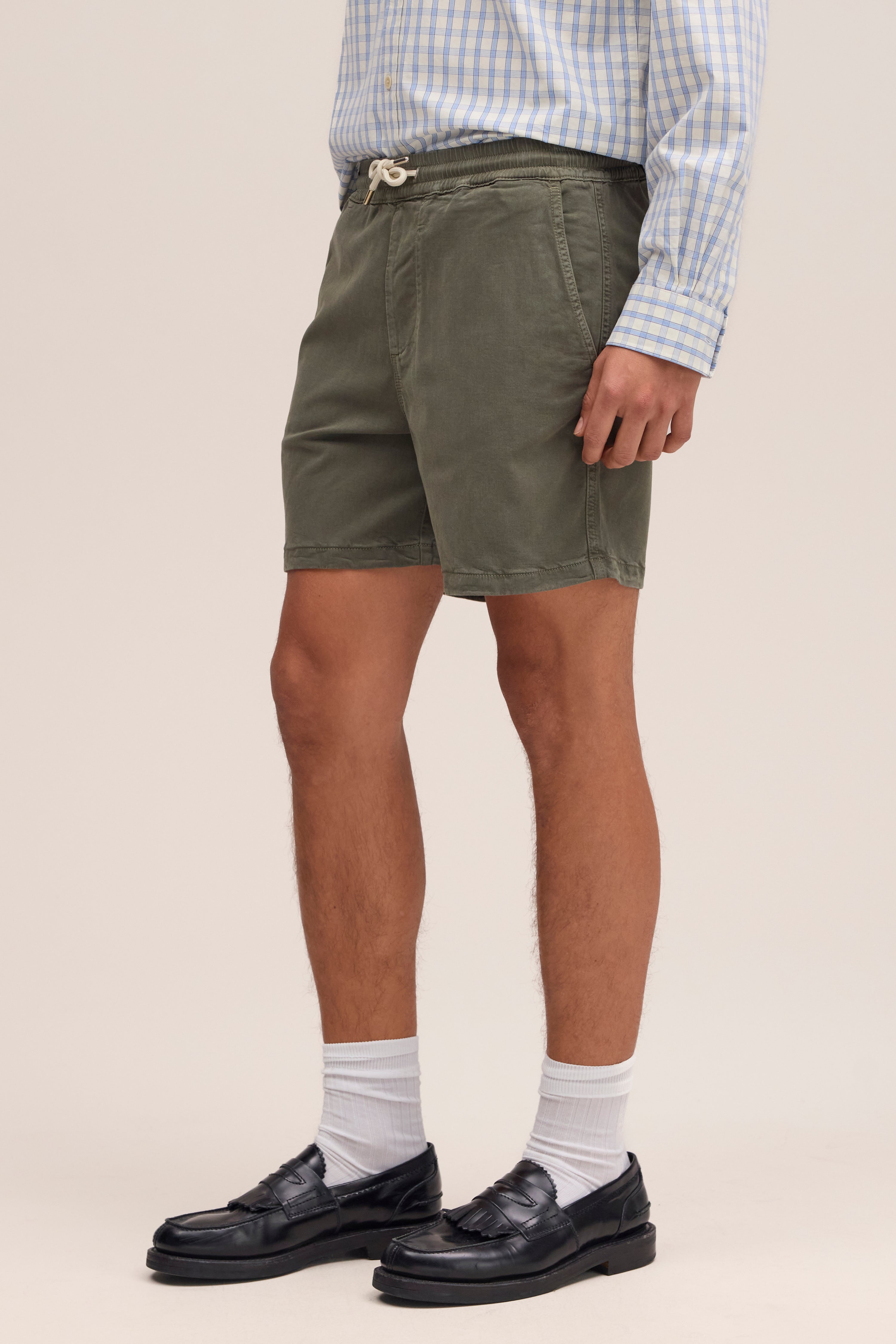 Gregor Lyocell Shorts - Capers