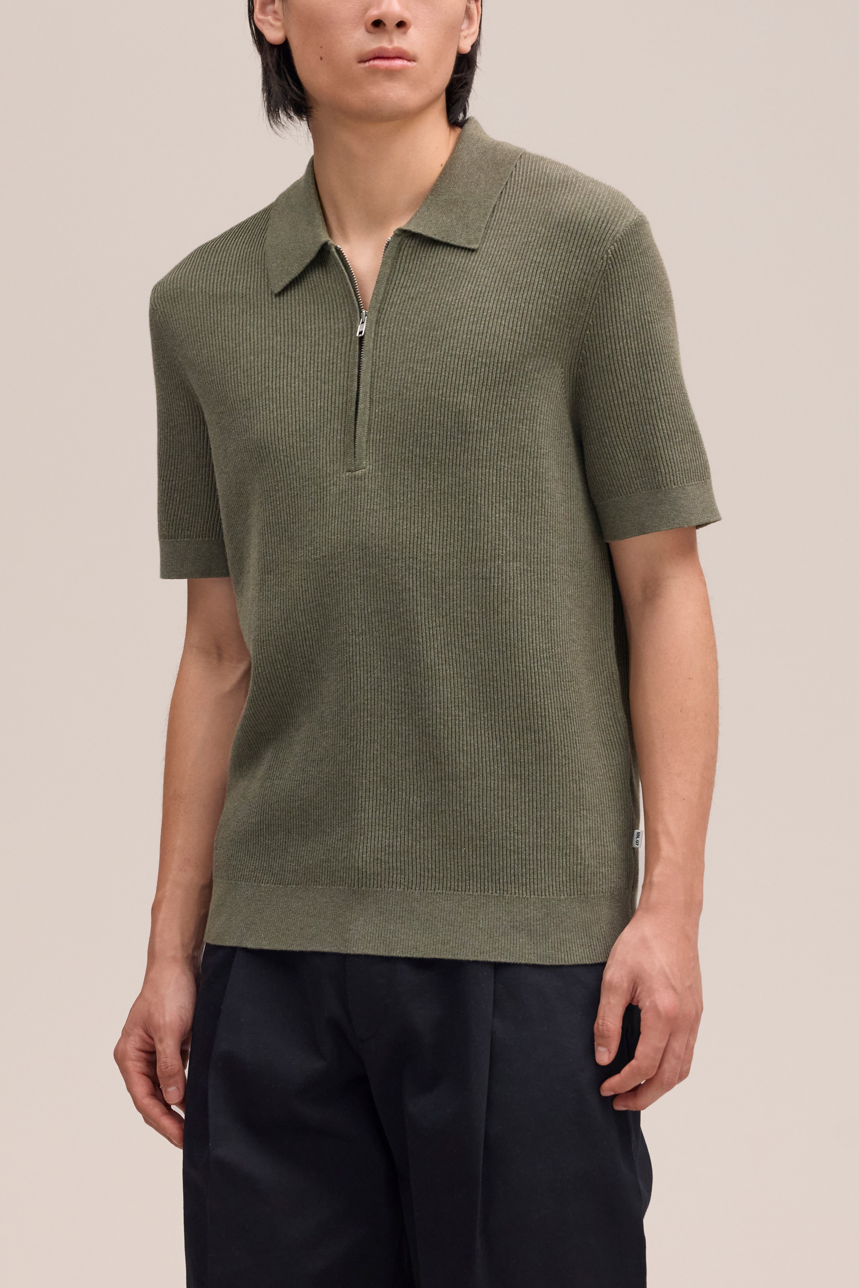 Hansie Zip Polo - Capers