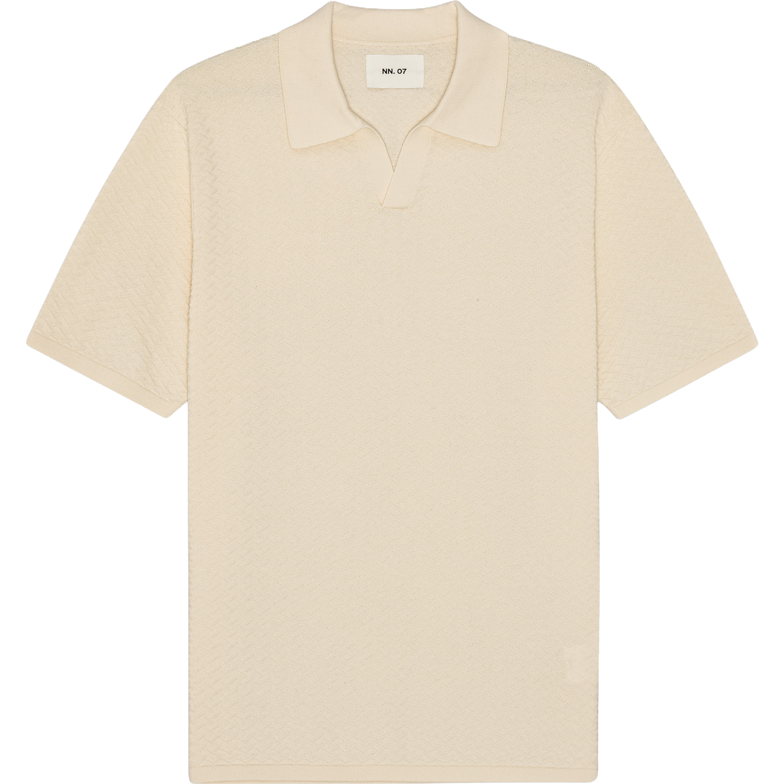 Paul Texture Knit Polo - Ivory