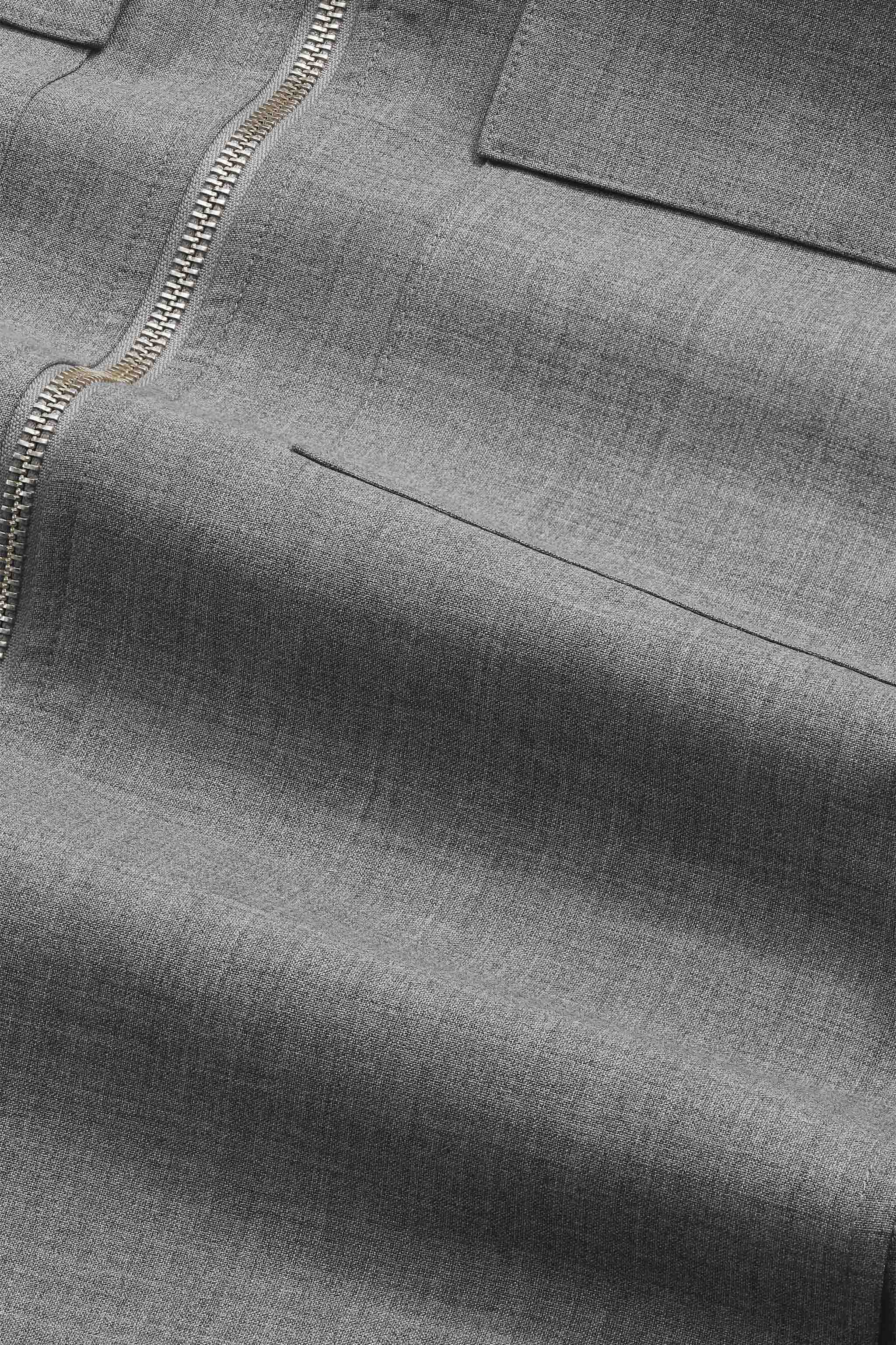 Alban Hybrid Jacket - Light Grey Melange