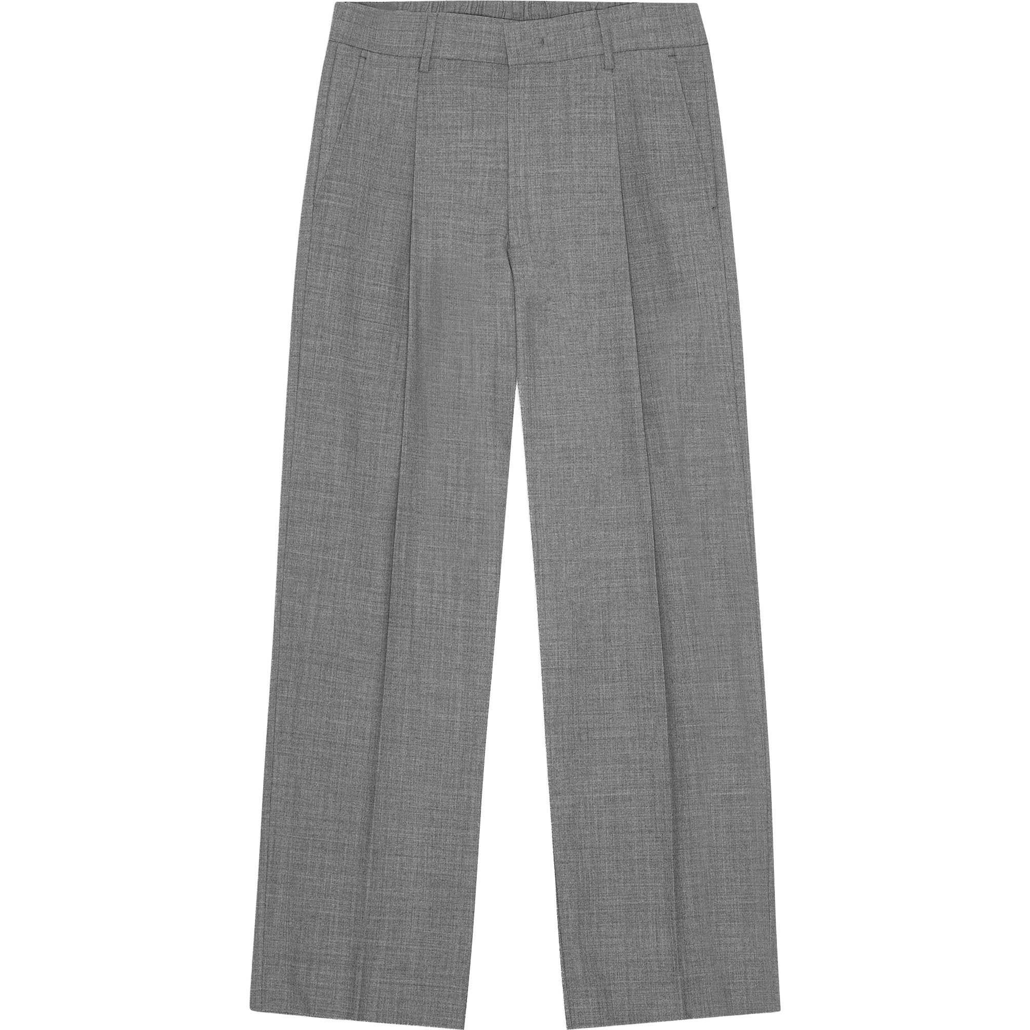 Kay Trouser - Light Grey Melange