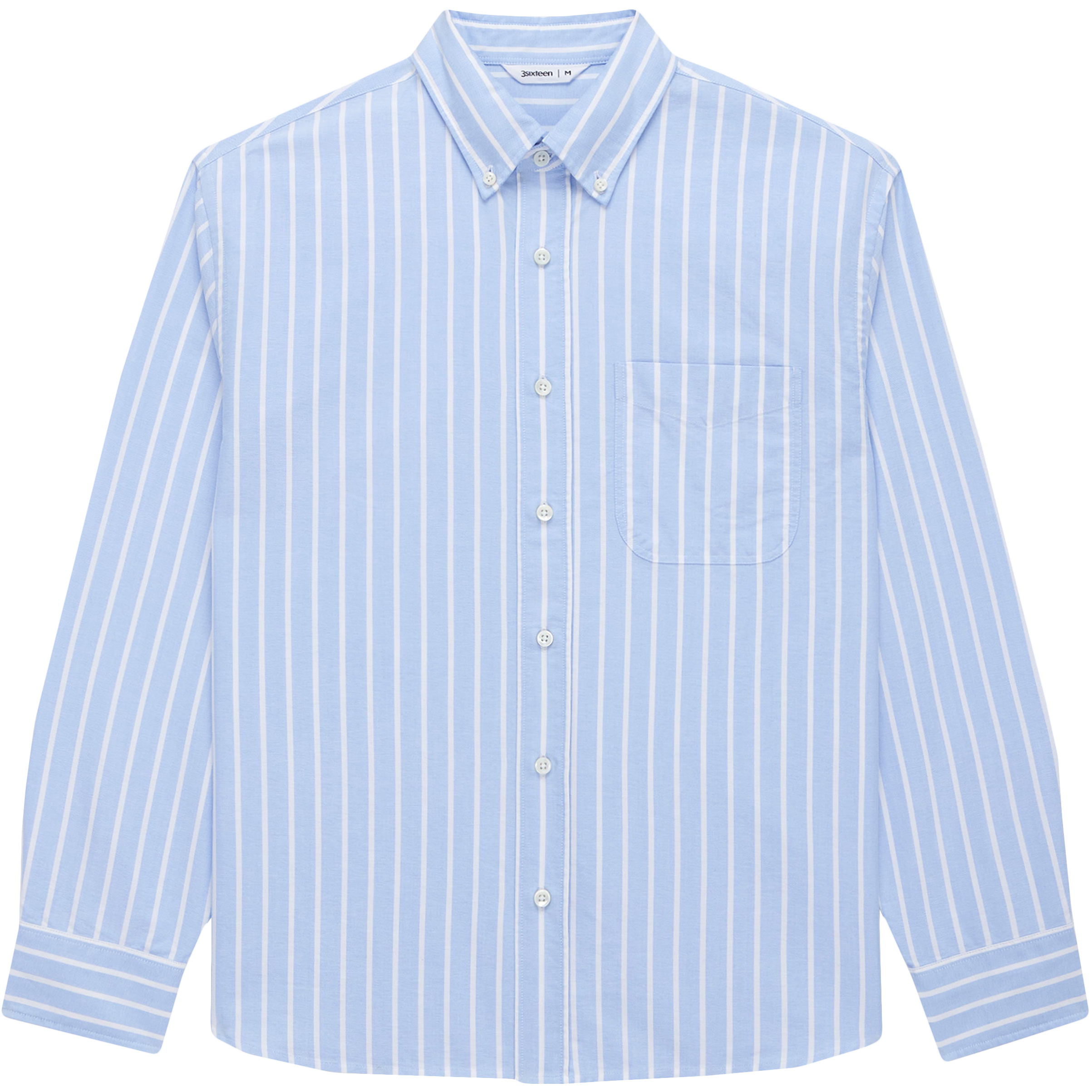 Big Oxford - Blue Banker Stripe