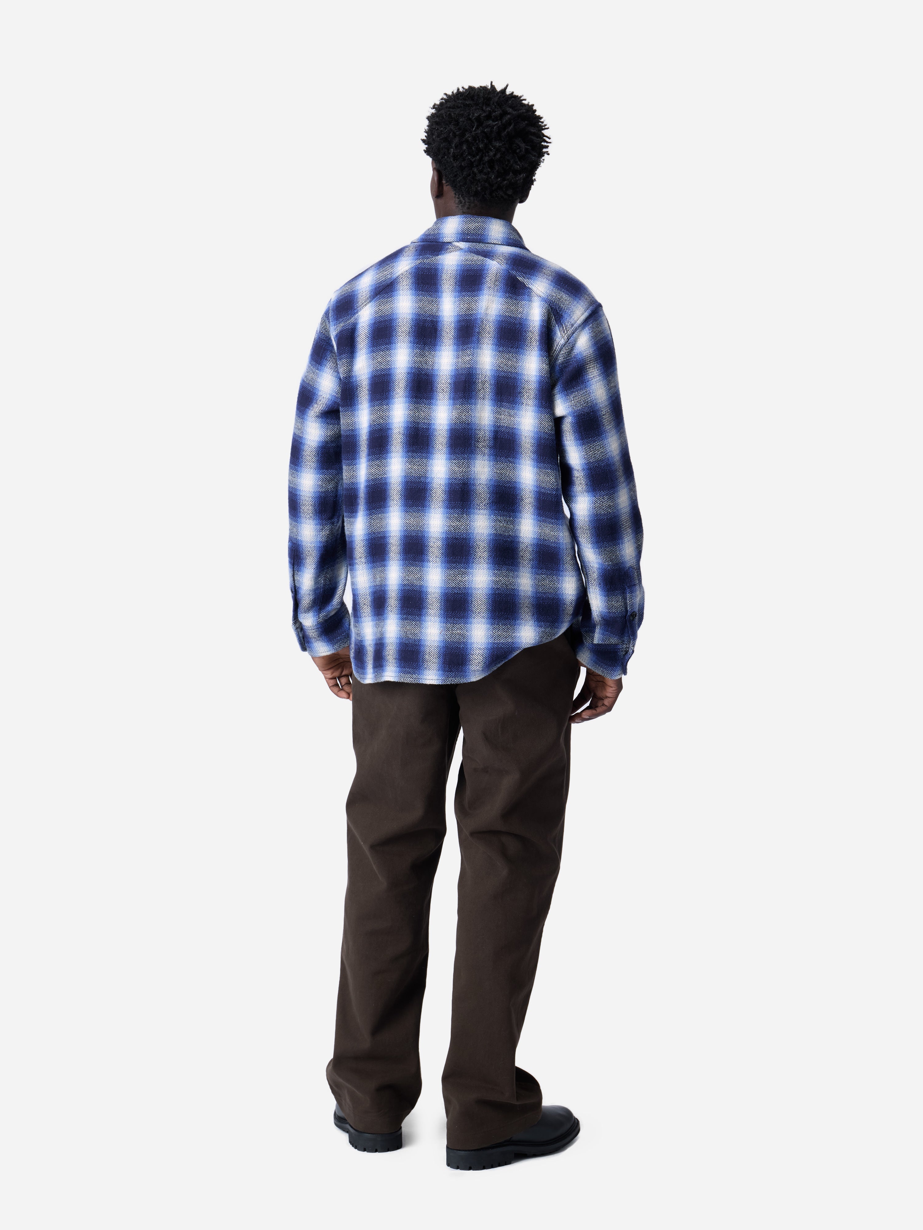 Crosscut Flannel - Royal Blue Plaid