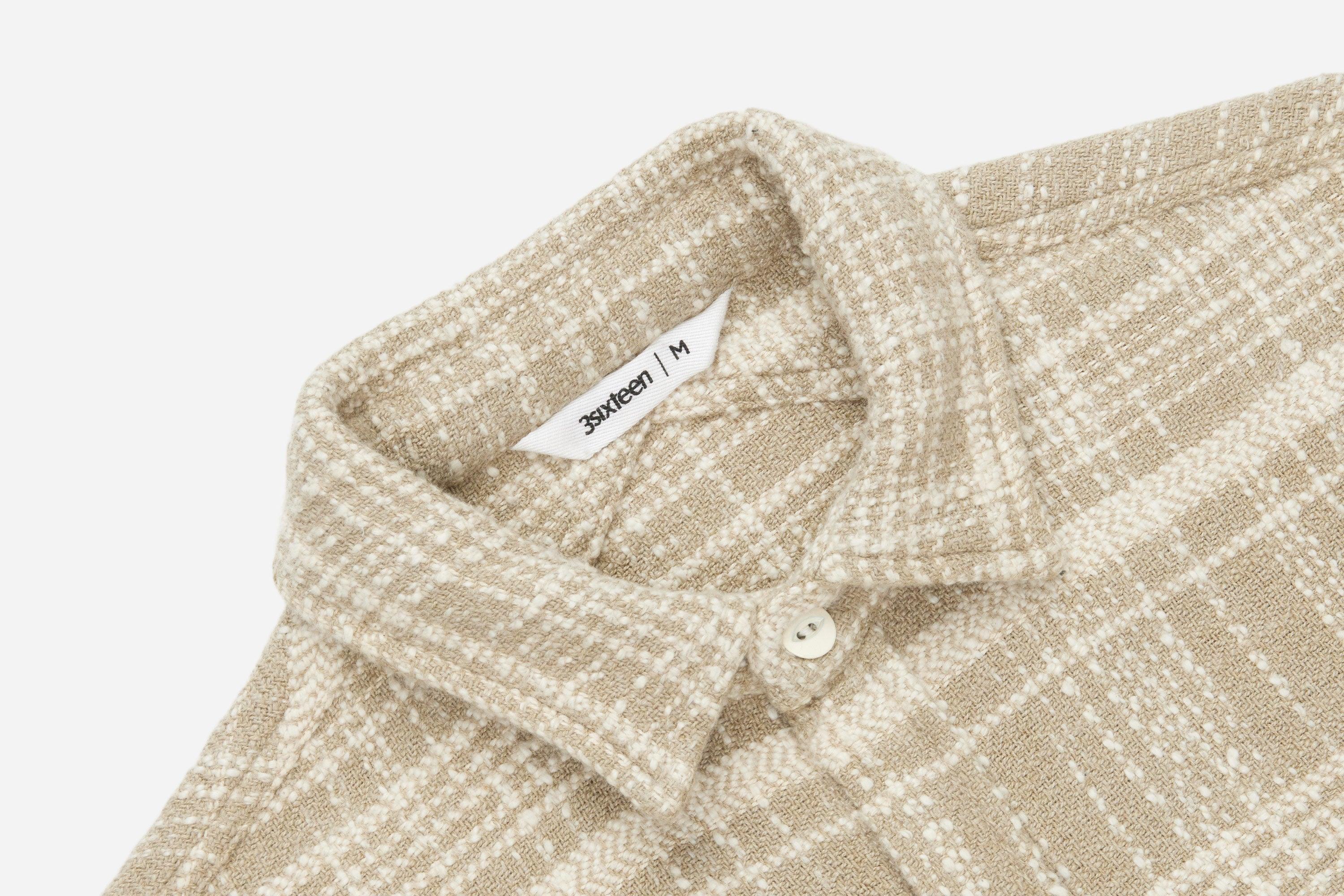 Crosscut Flannel - Alabaster Jacquard