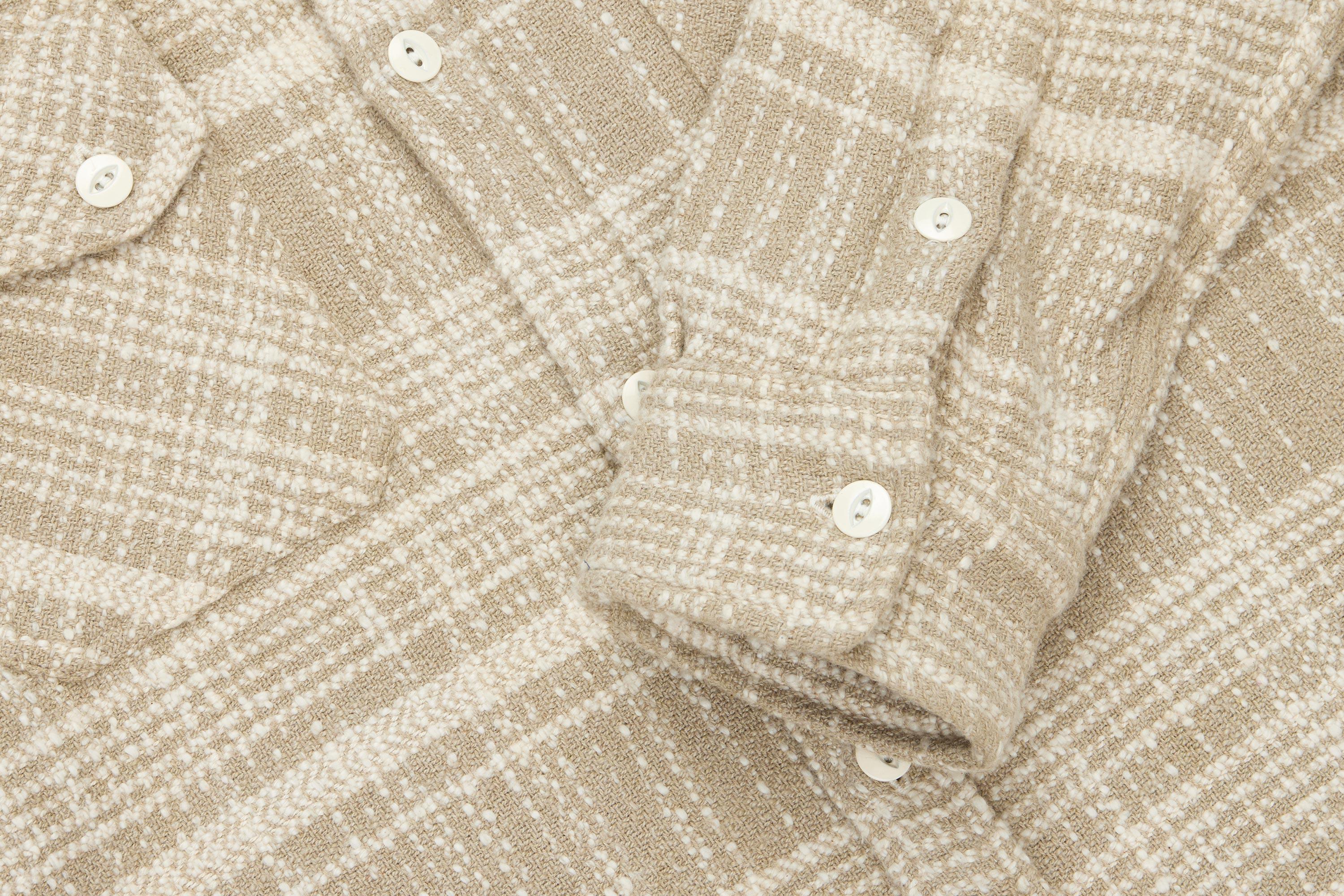 Crosscut Flannel - Alabaster Jacquard