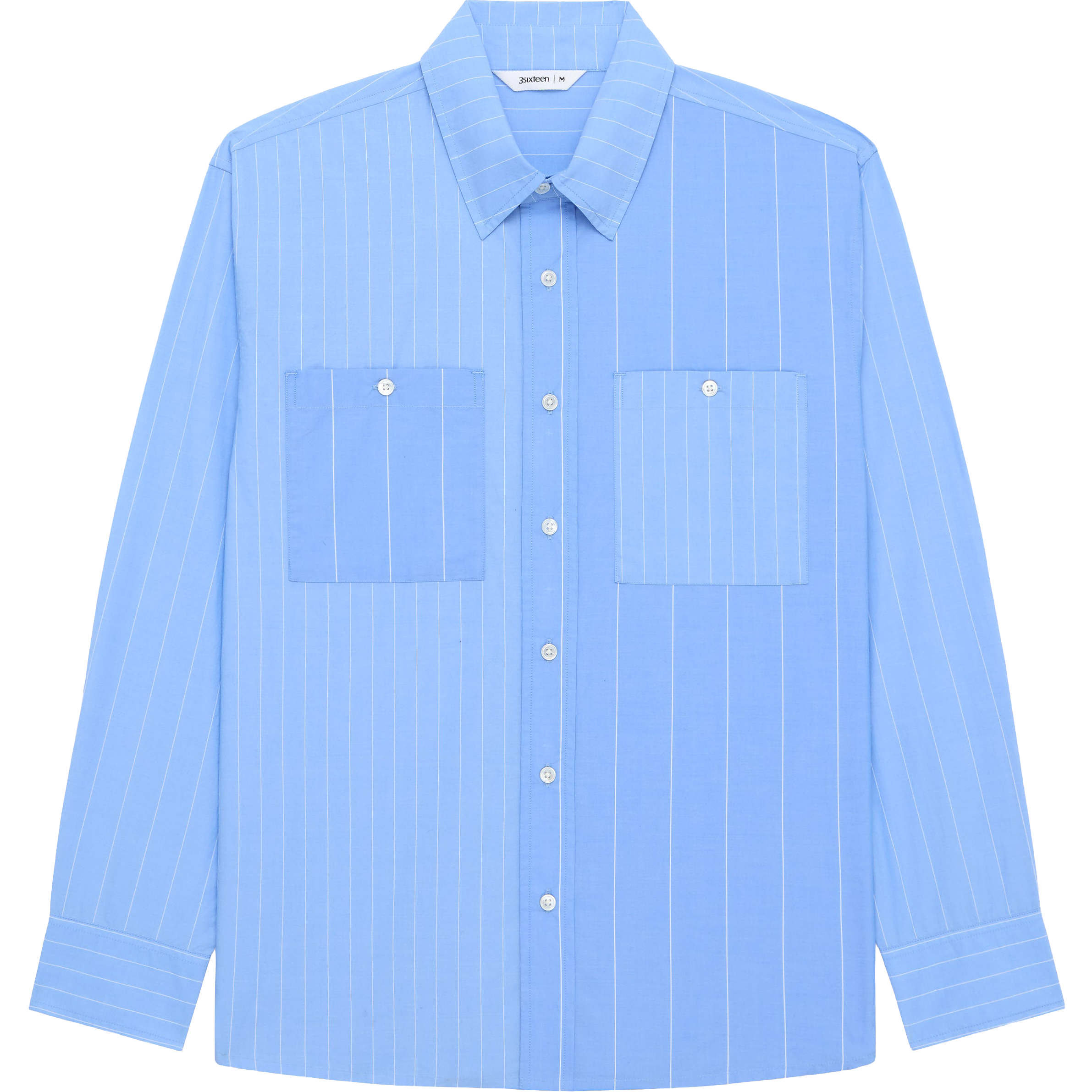 Commuter Poplin Shirt - Blue Mismatch
