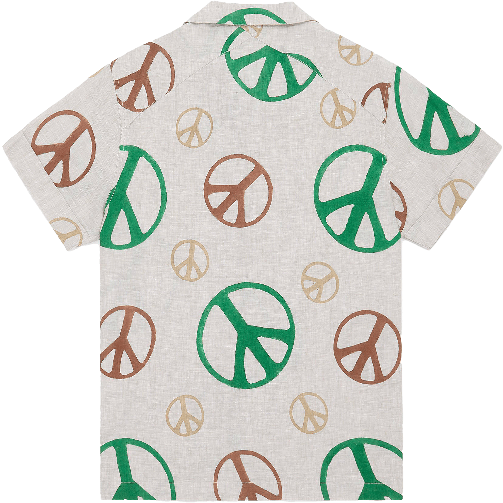 20th Anniversary Linen Vacation Shirt - Peace Stamp