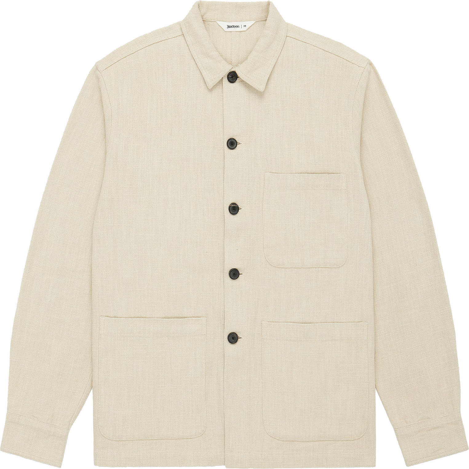 Cotton / Linen Shop Jacket - Alabaster