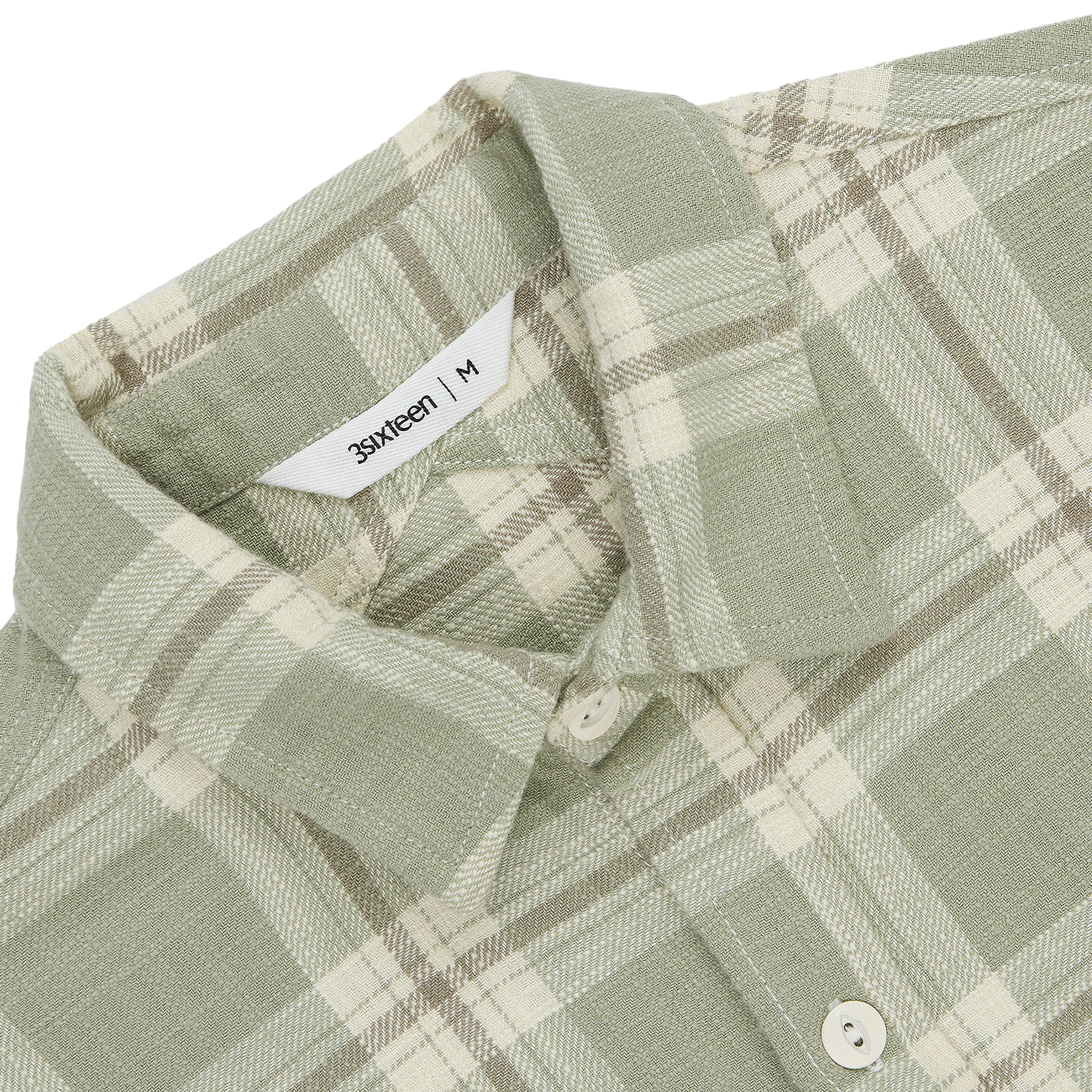 Crosscut Flannel - Seafoam