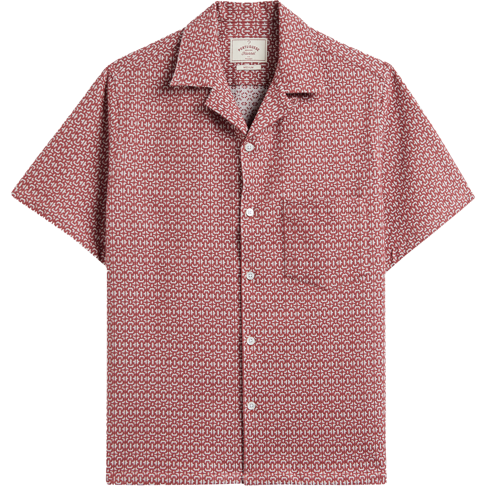 Abstract Tile Shirt - Clay