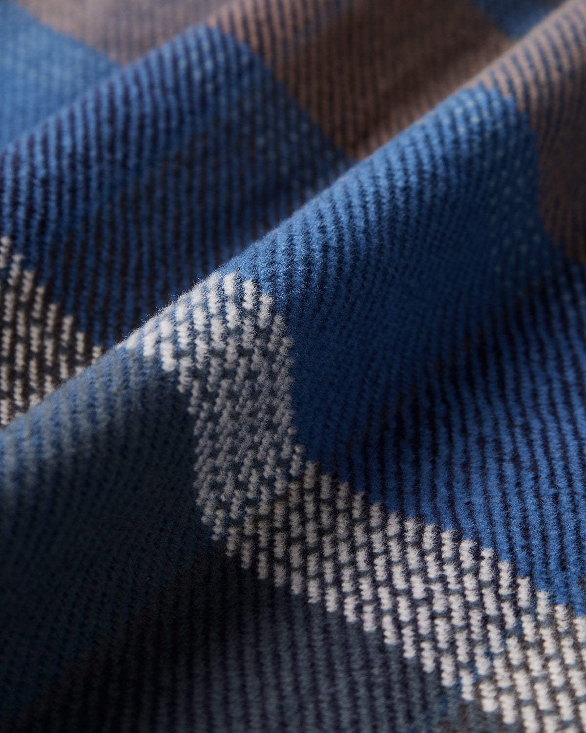 Alpino Flannel Shirt - Blue / Brown Check