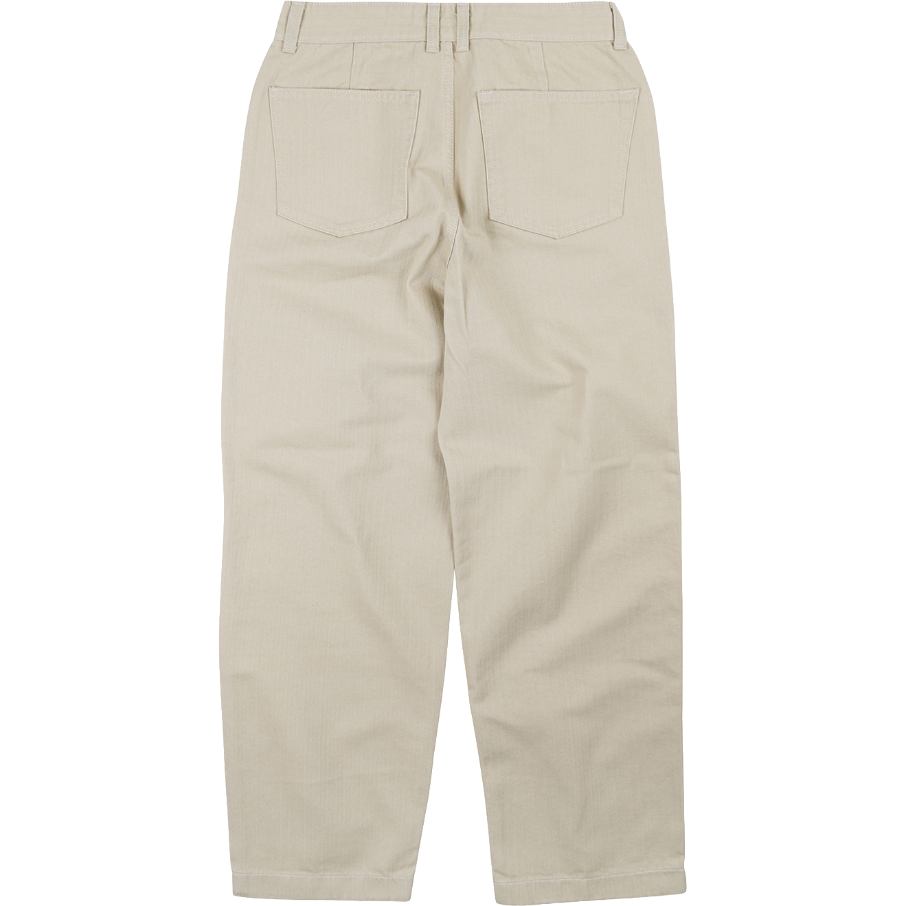 Army Denim Fatigue Pants - Beige