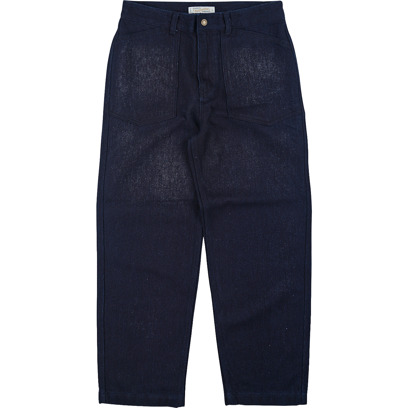 Army Denim Fatigue Pants - Sashiko Denim
