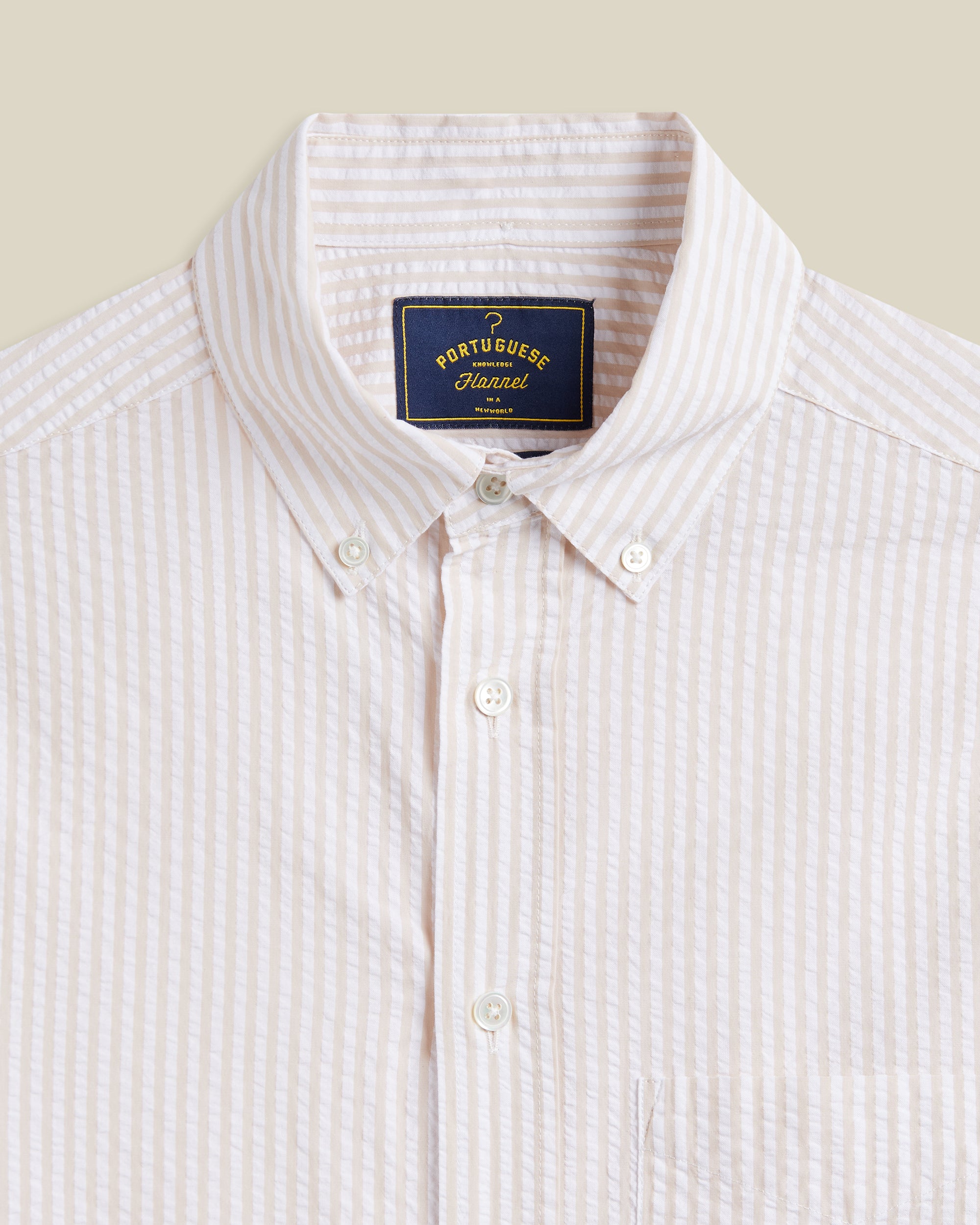 Atlantico Stripe Shirt - Sand