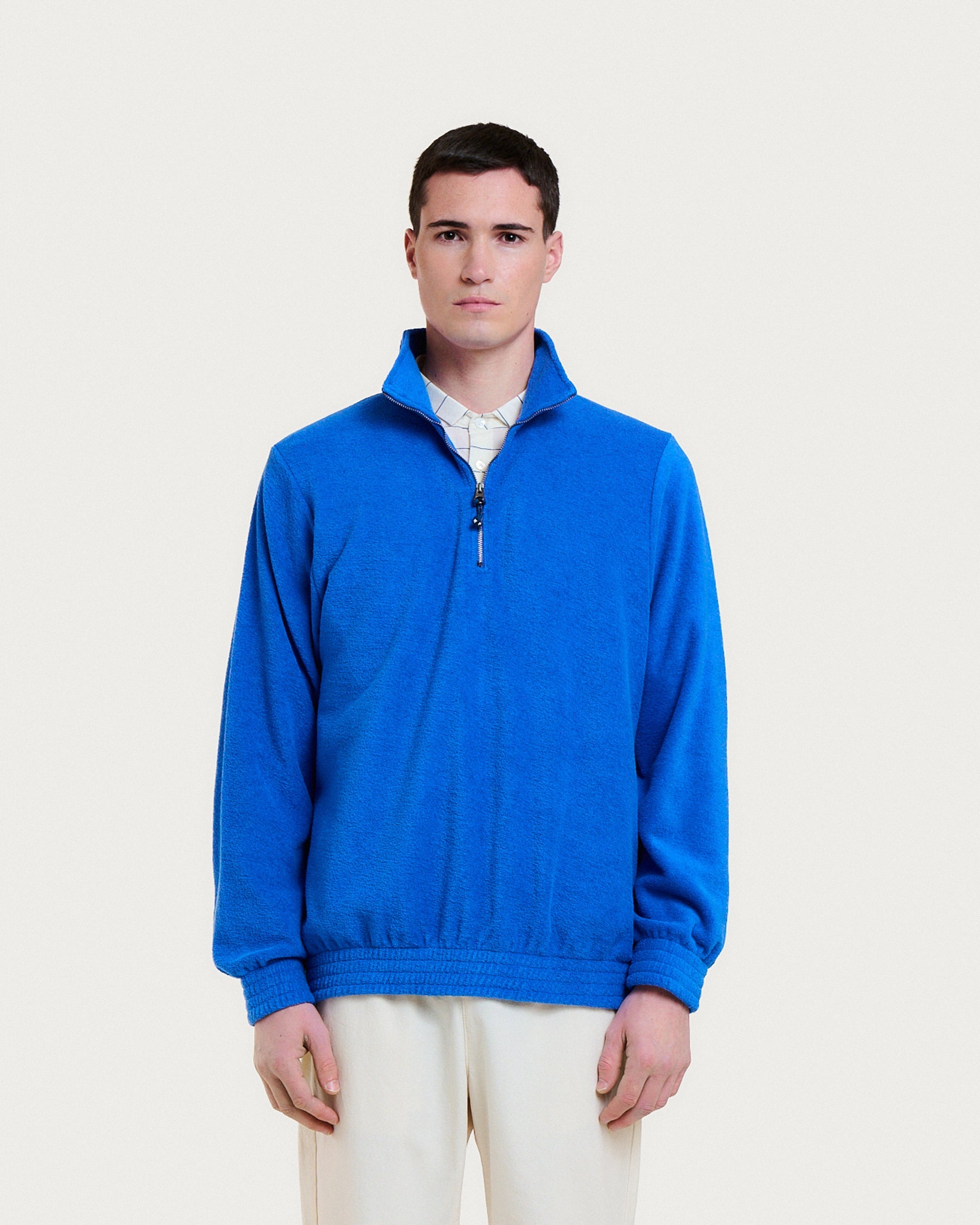 Atys Zip Sweatshirt - Cobalt Blue