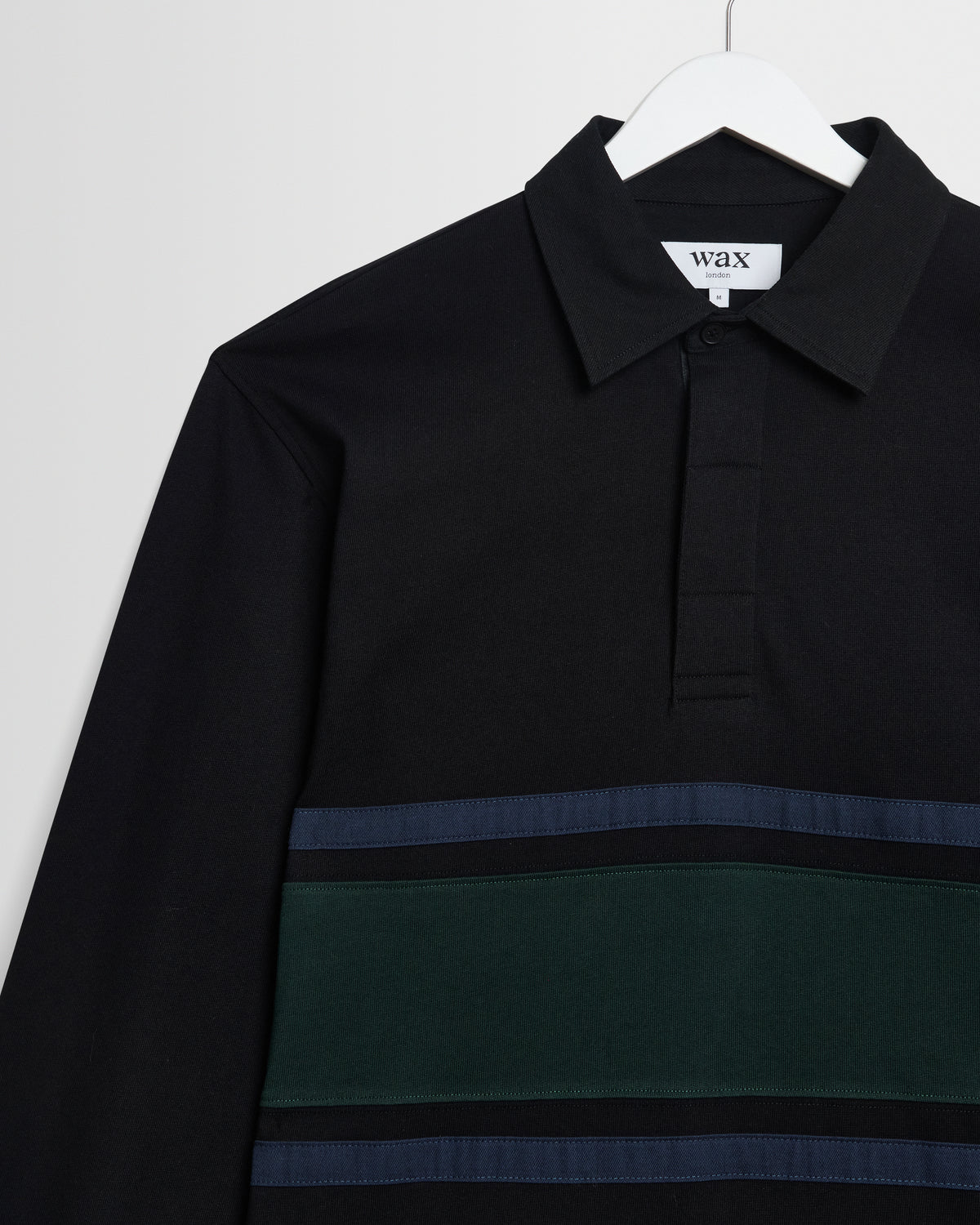 Rowhill Rugby Shirt - Black / Green
