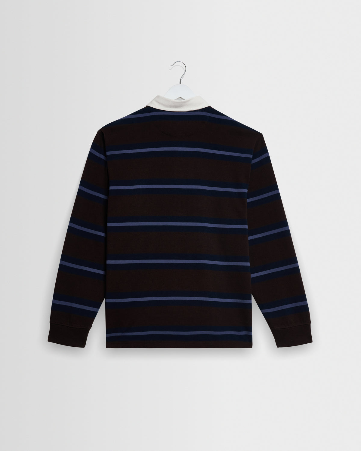 Rowhill Rugby Shirt - Brown / Blue