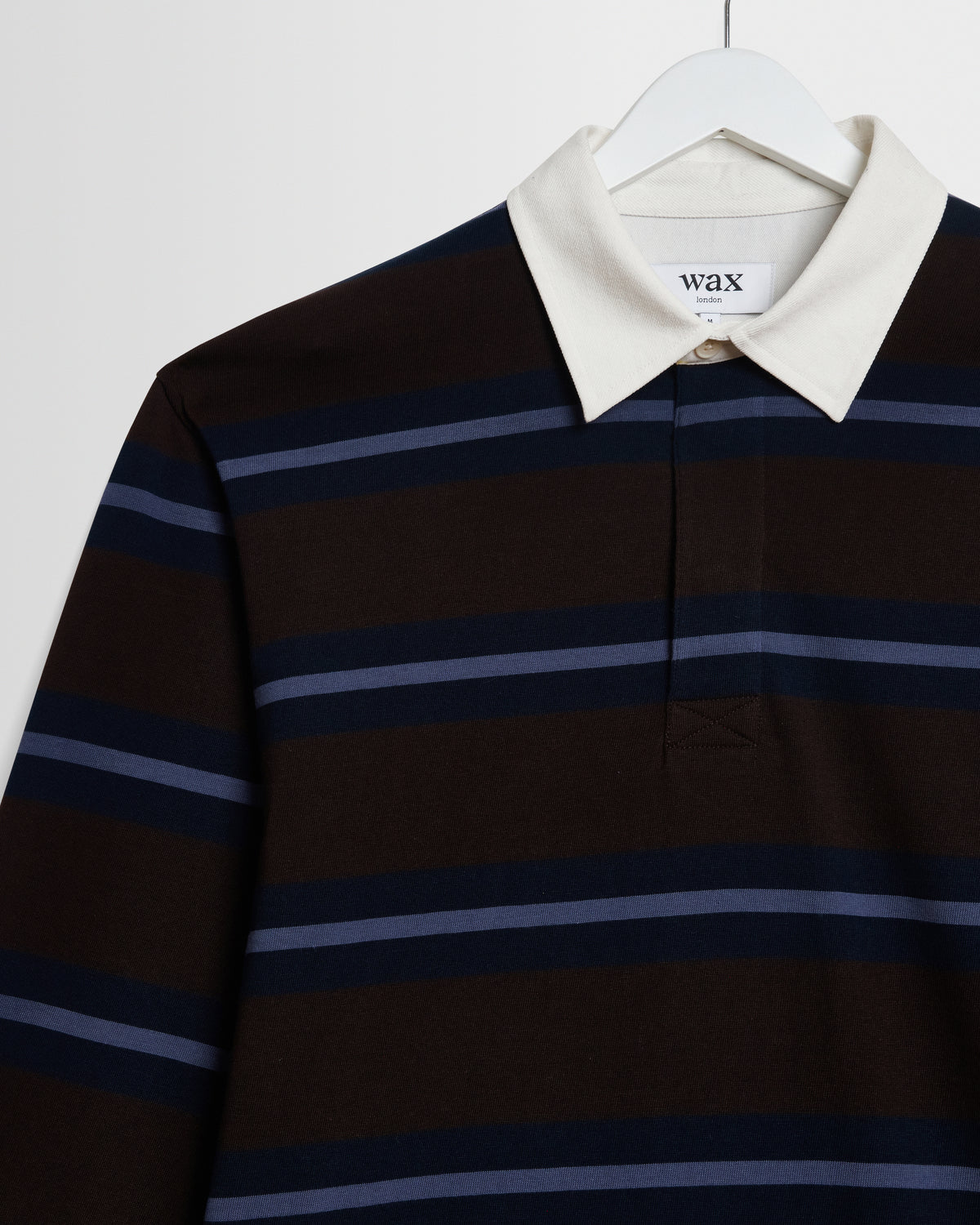 Rowhill Rugby Shirt - Brown / Blue