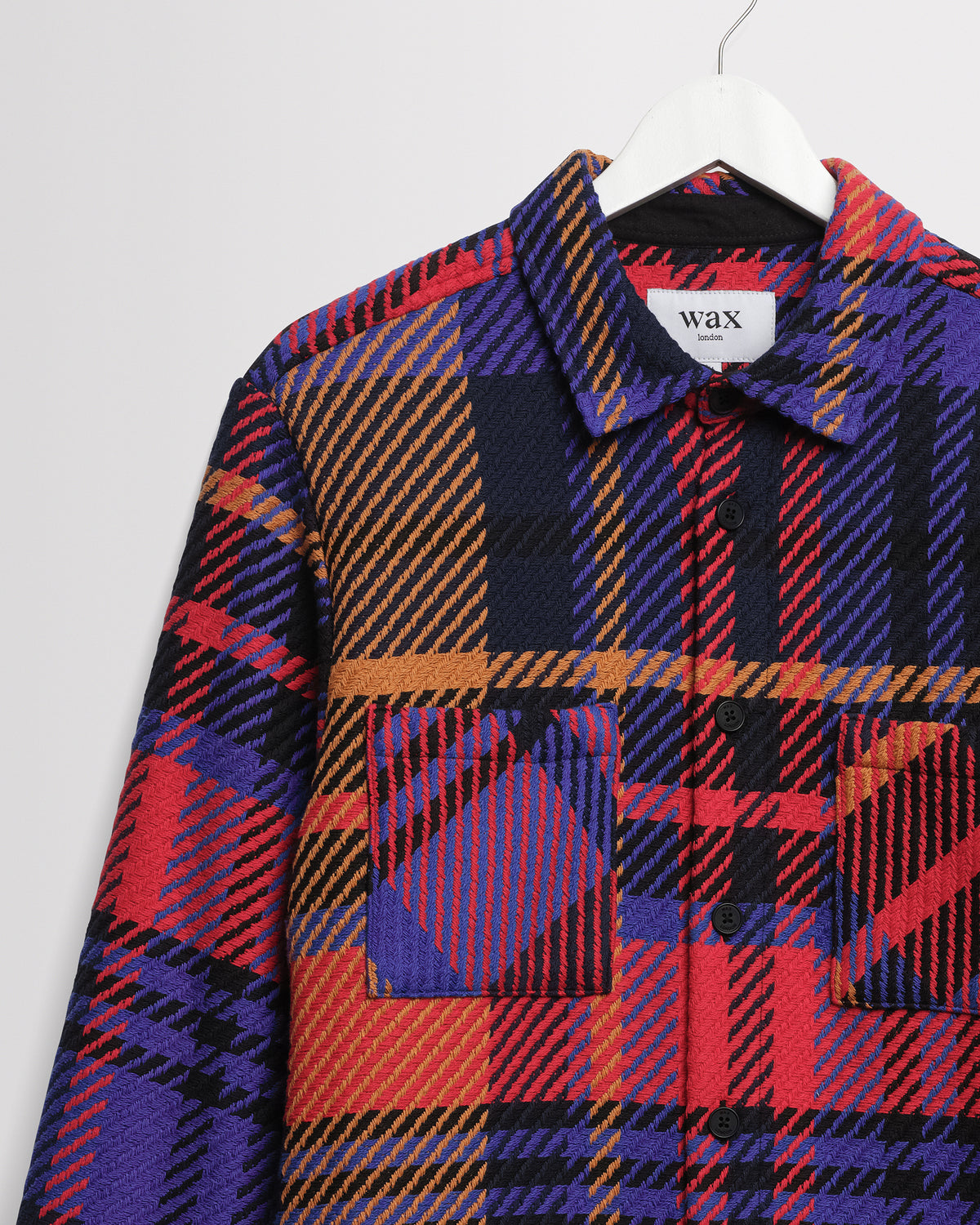 Whiting Overshirt - Purple / Red