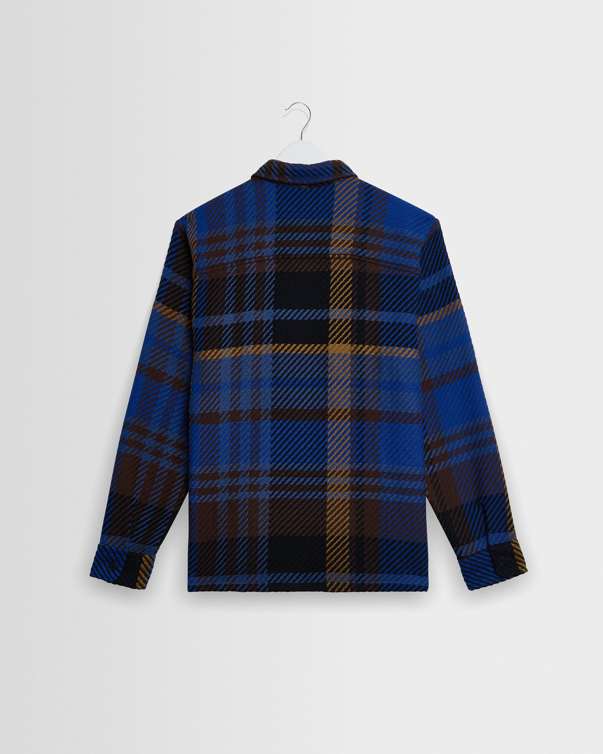 Whiting Overshirt - Blue / Brown