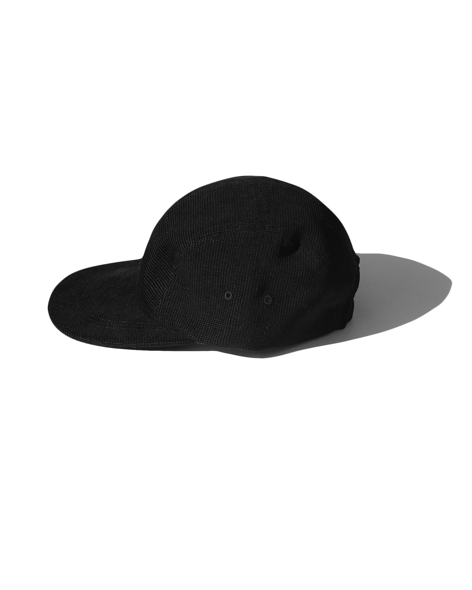 Pique Cotton Kyoto Cap - Black