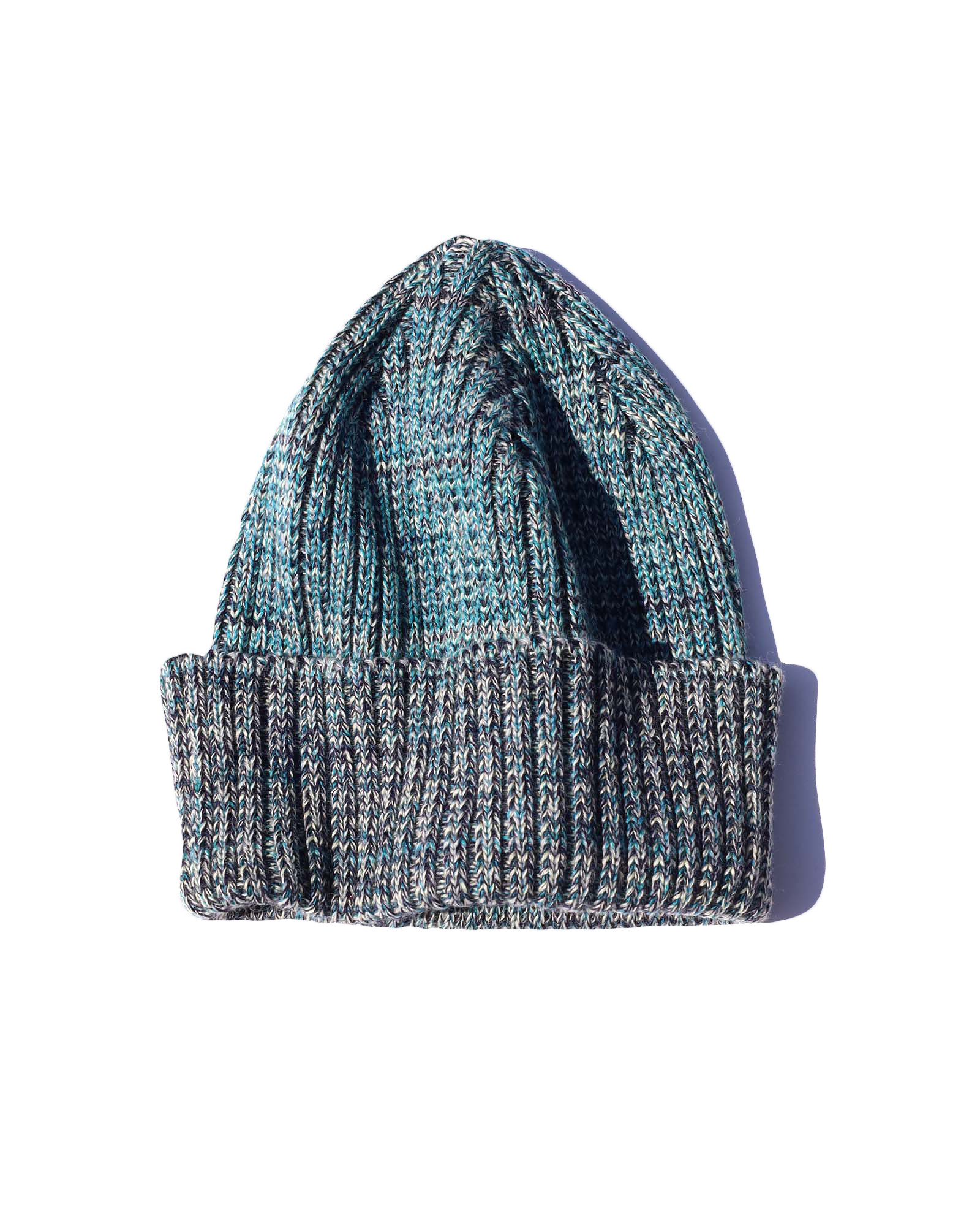 Wool Watch Cap - Indigo Marl