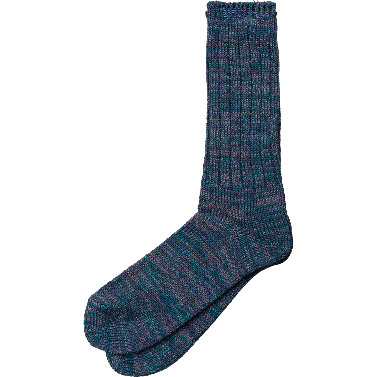 5 Colour Mix Crew Sock - Army