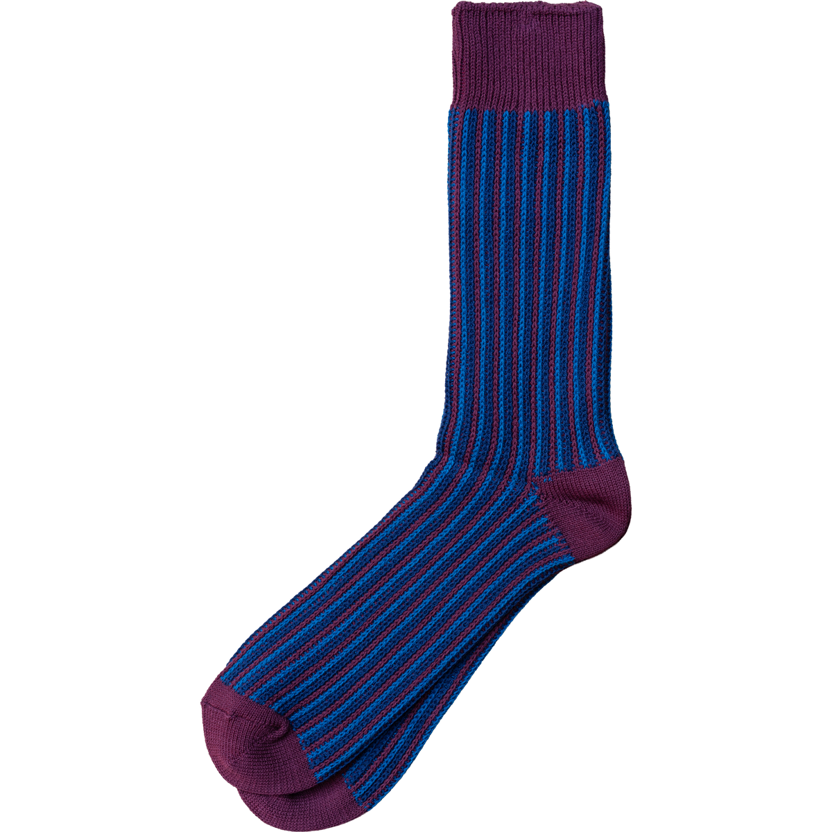 JQ Stripe Crew Sock - Red