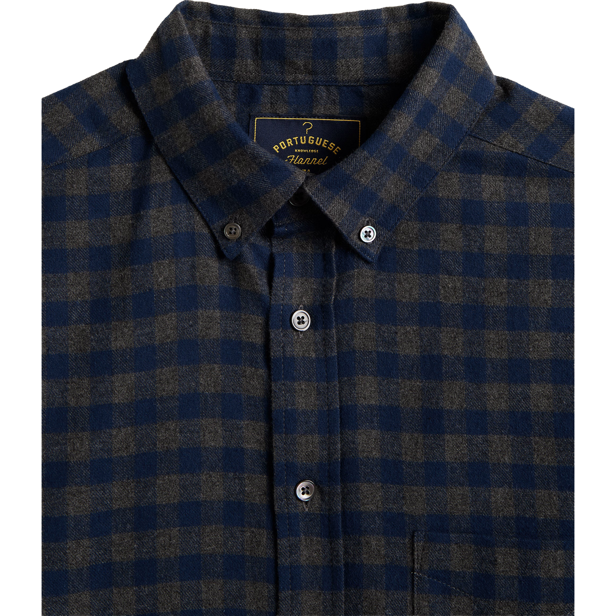 Aquila Flannel Shirt - Blue / Charcoal