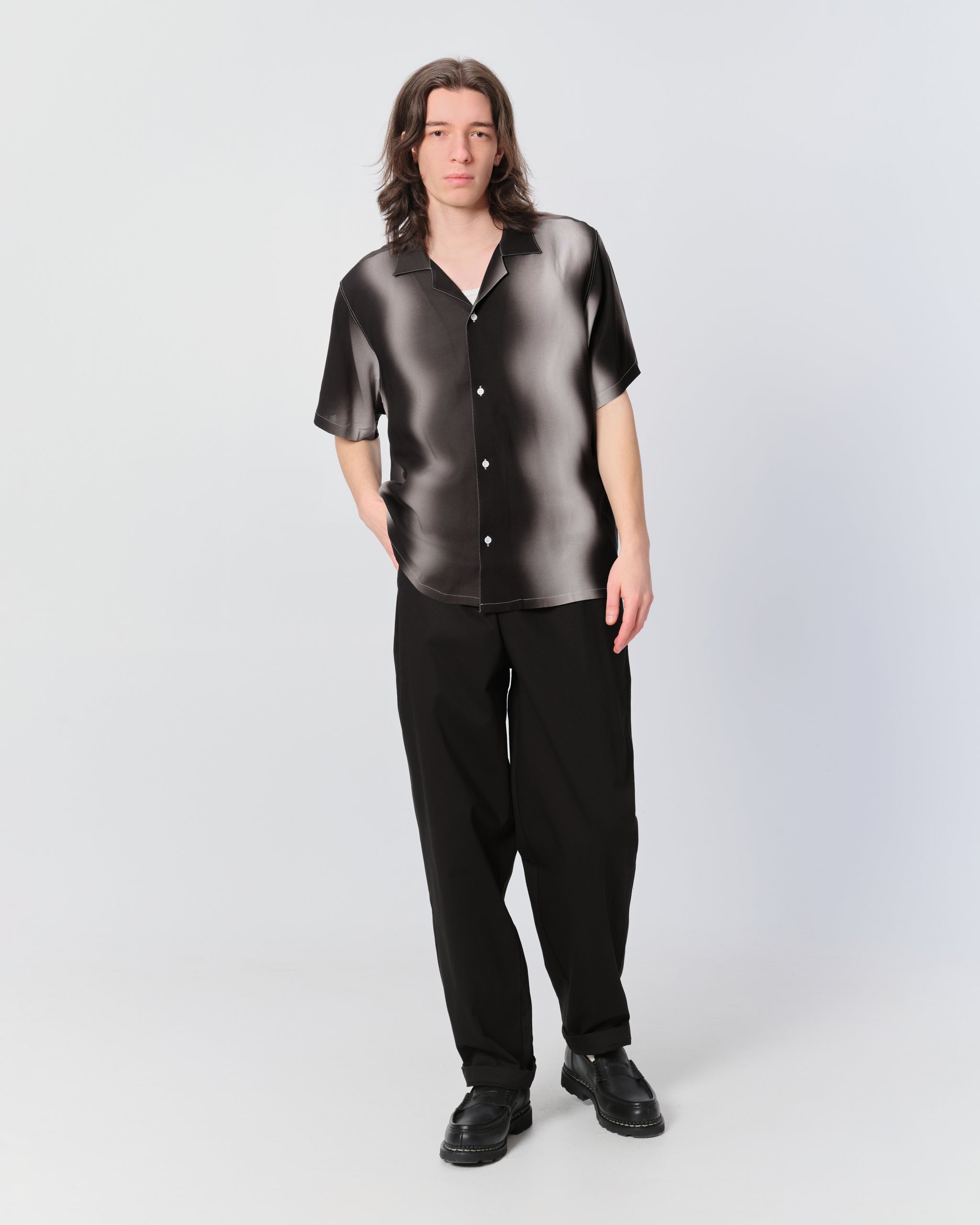 Linen Leisure Pant - Black
