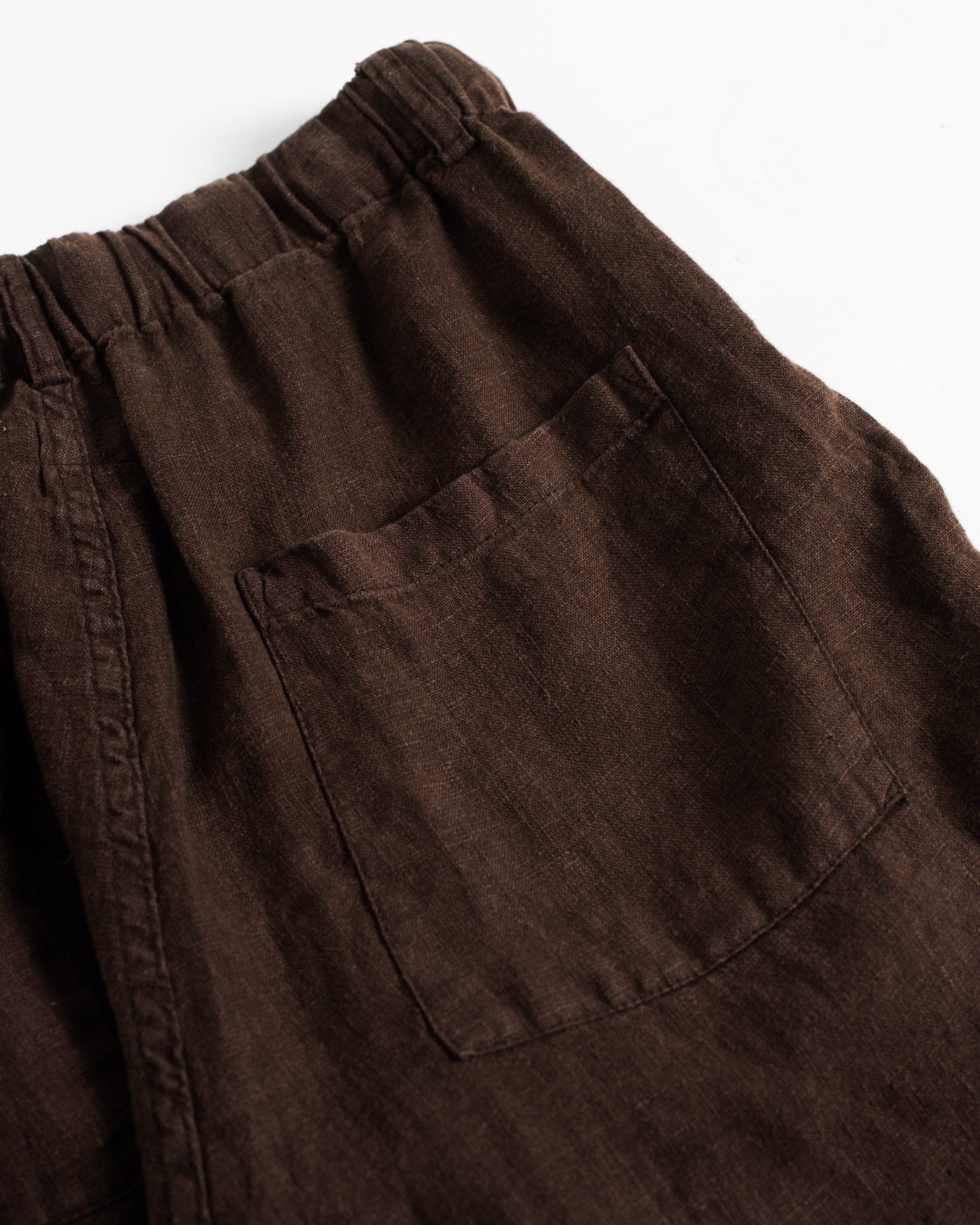 Linen Leisure Pant - Espresso