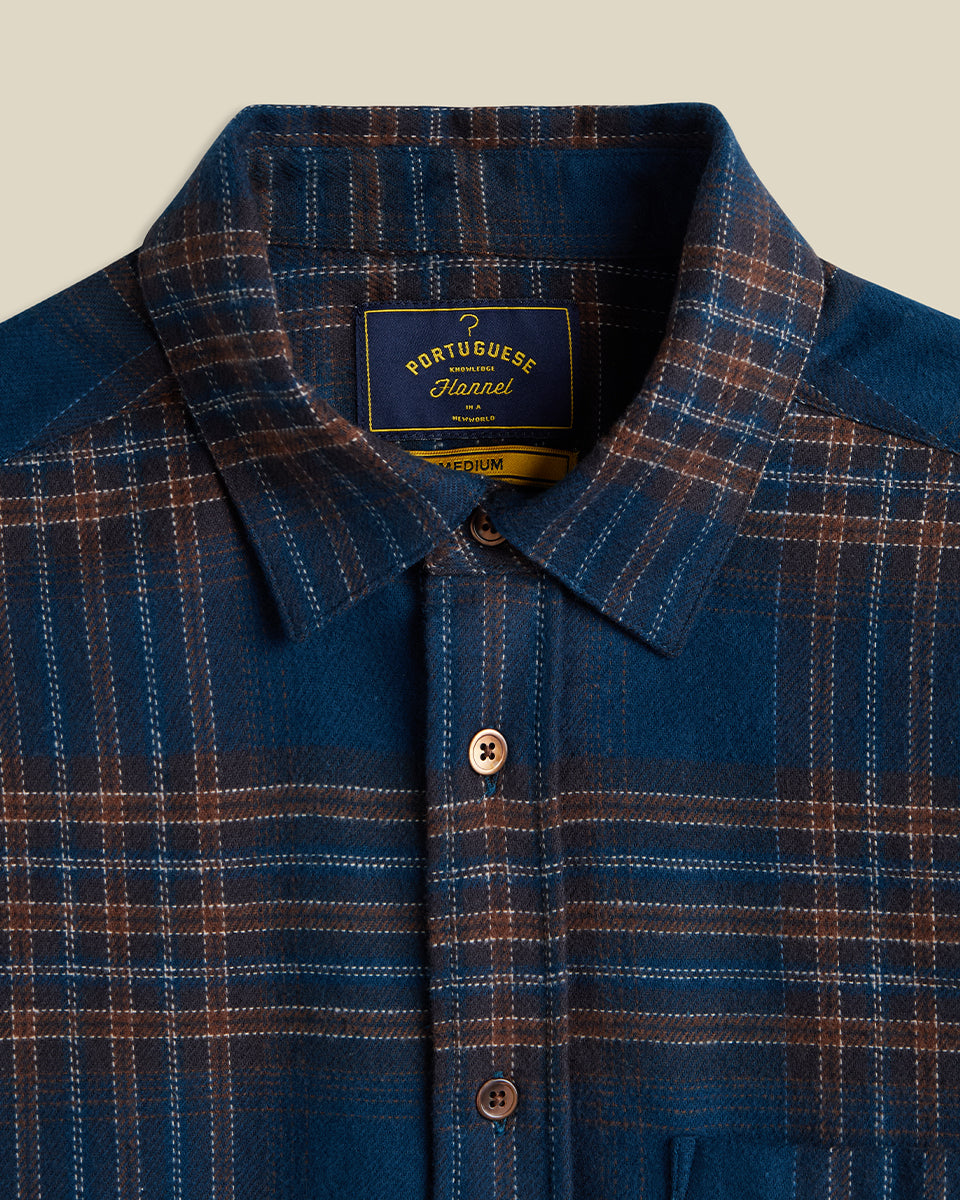 Bossa Flannel - Blue Check