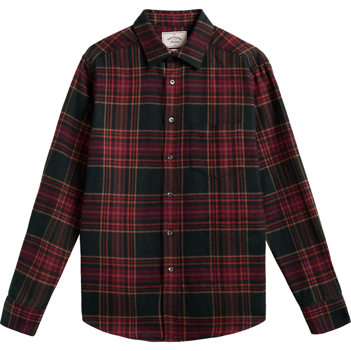 Bravio Flannel Shirt - Pine Green / Red