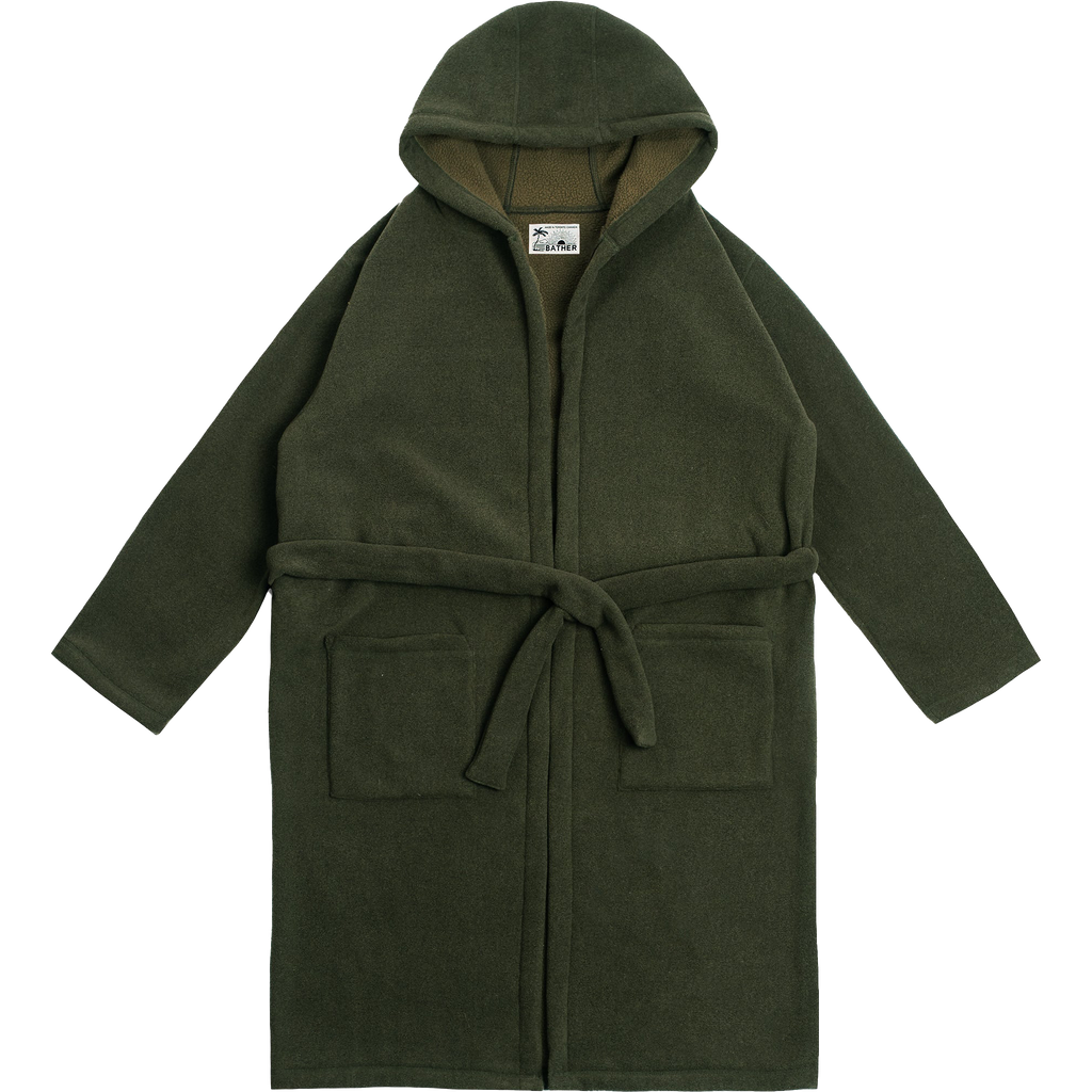 Fleece Robe - Spruce Green