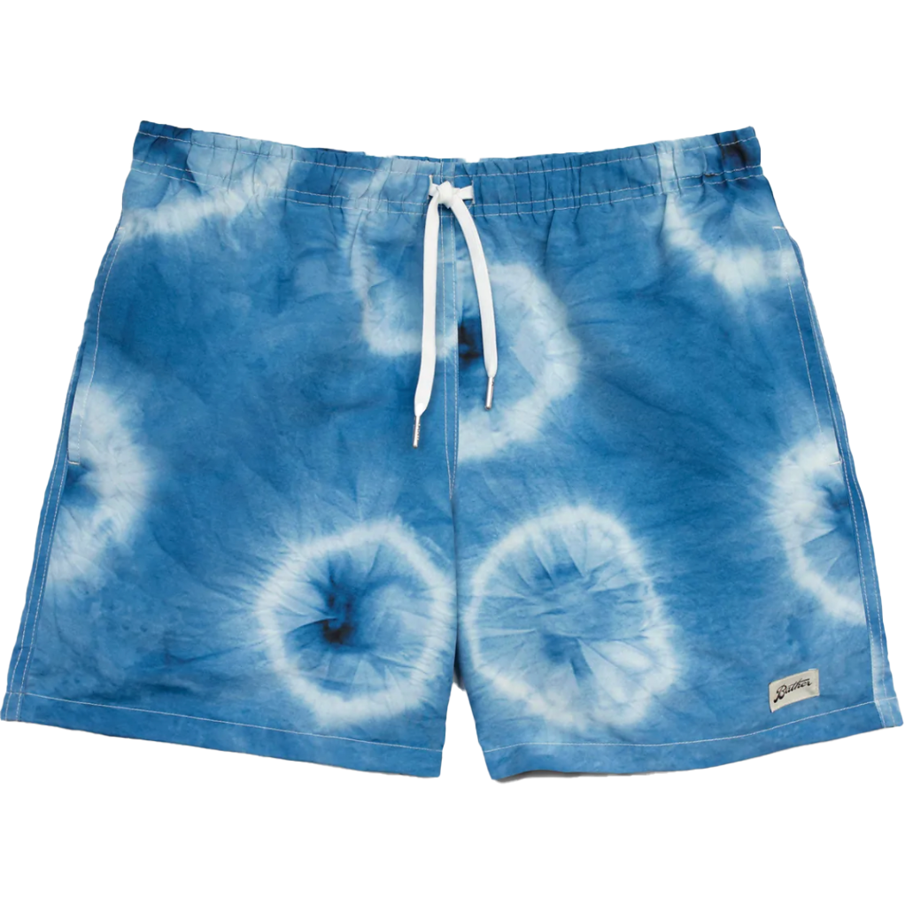 Swim Trunks - Blue Ne-Maki Shibori