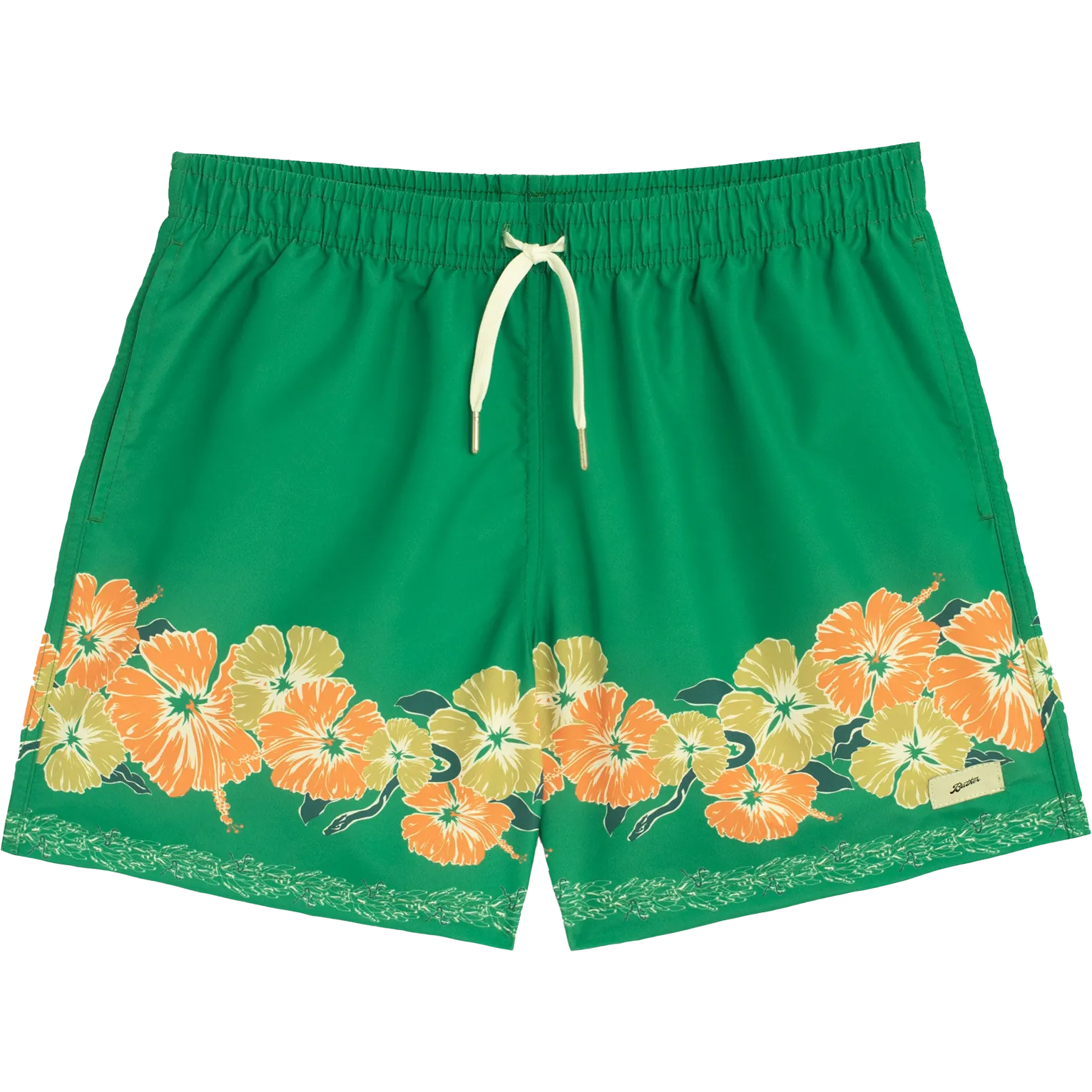 Swim Trunks - Moss Ornate