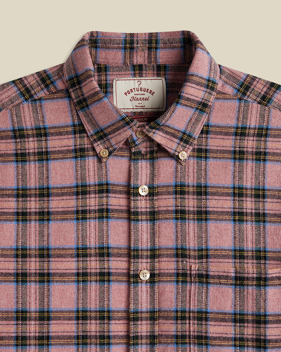 Cais Flannel - Pink Check