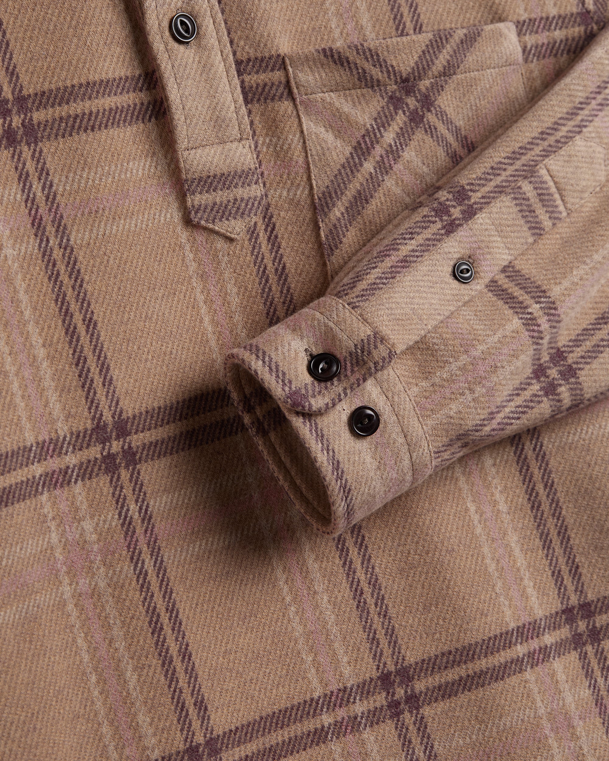 Carter Popover - Burgundy Check