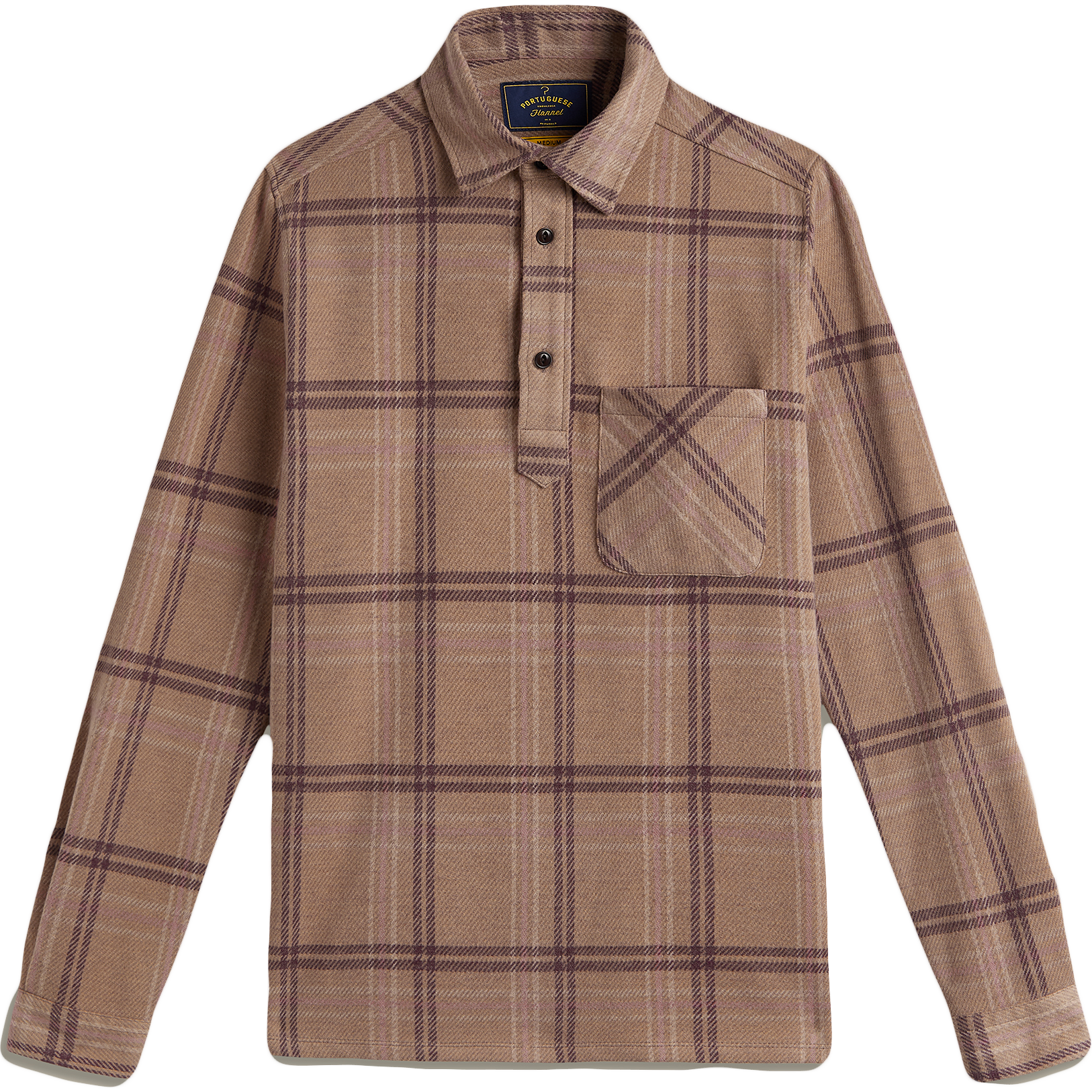 Carter Popover - Burgundy Check