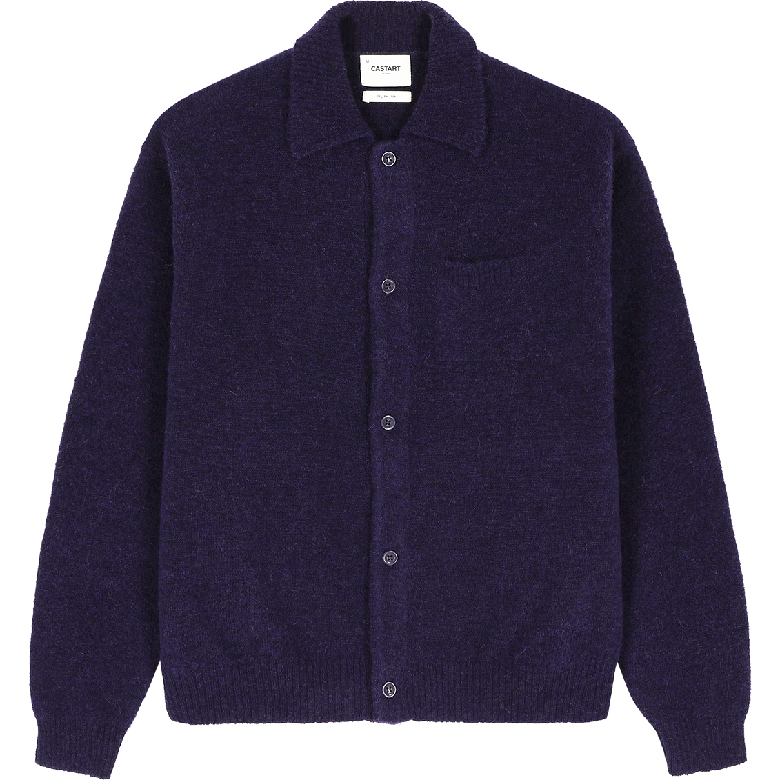 Veer Alpaca Cardigan - Purple