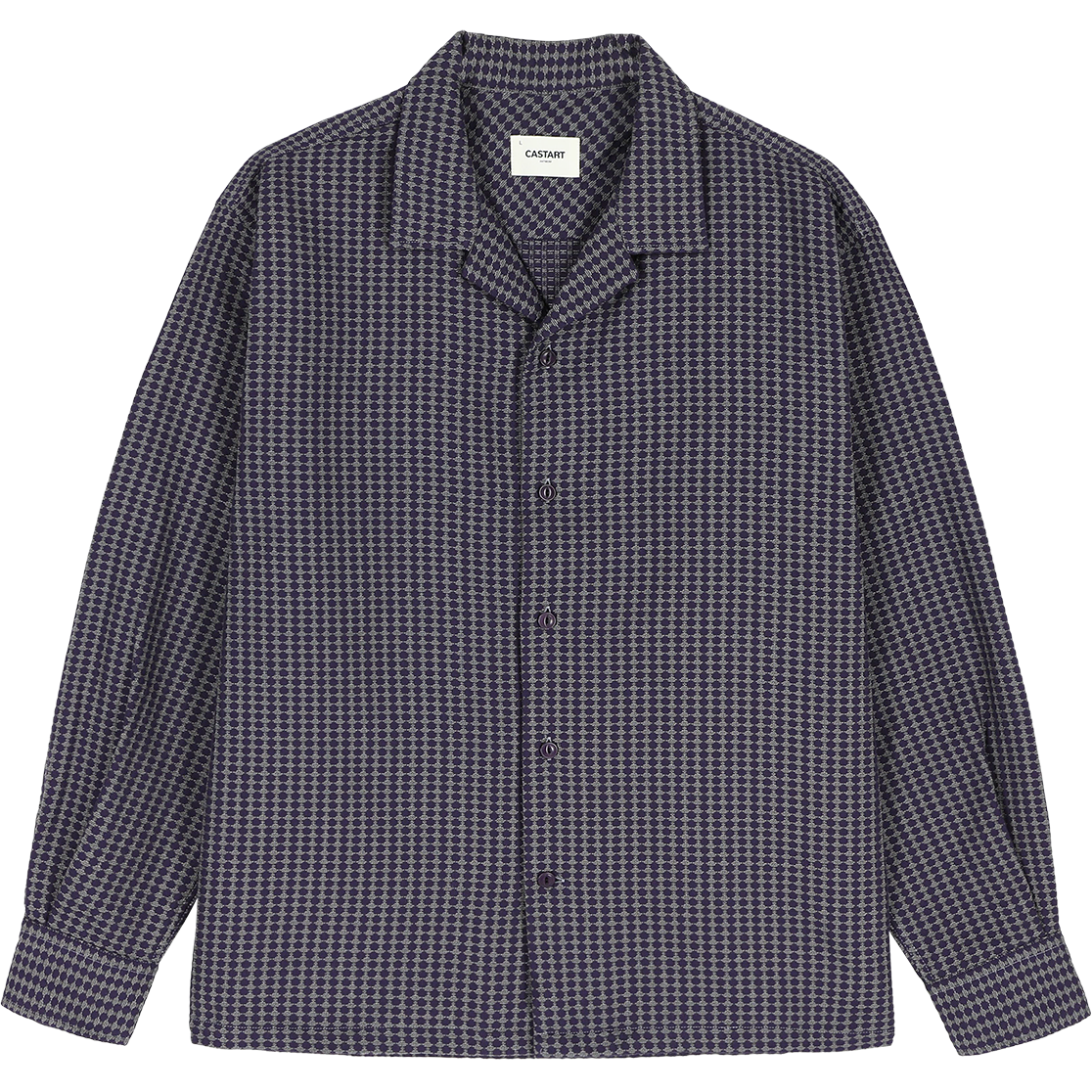 Cedar Camp Collar Shirt - Purple