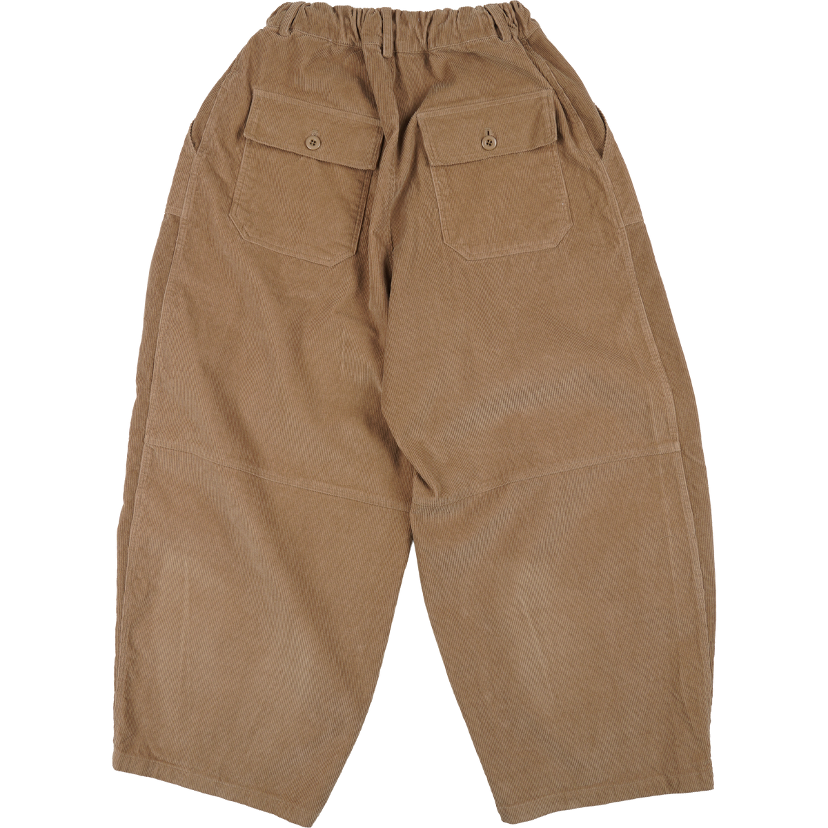 Corduroy Balloon Pants - Beige
