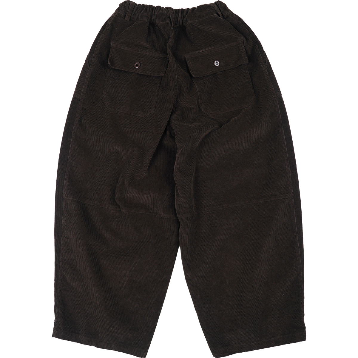 Corduroy Balloon Pants - Brown