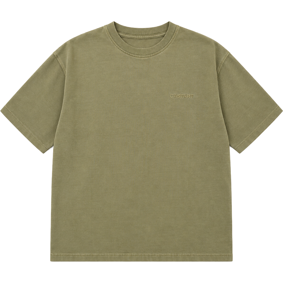 Stonewashed Tee - Khaki