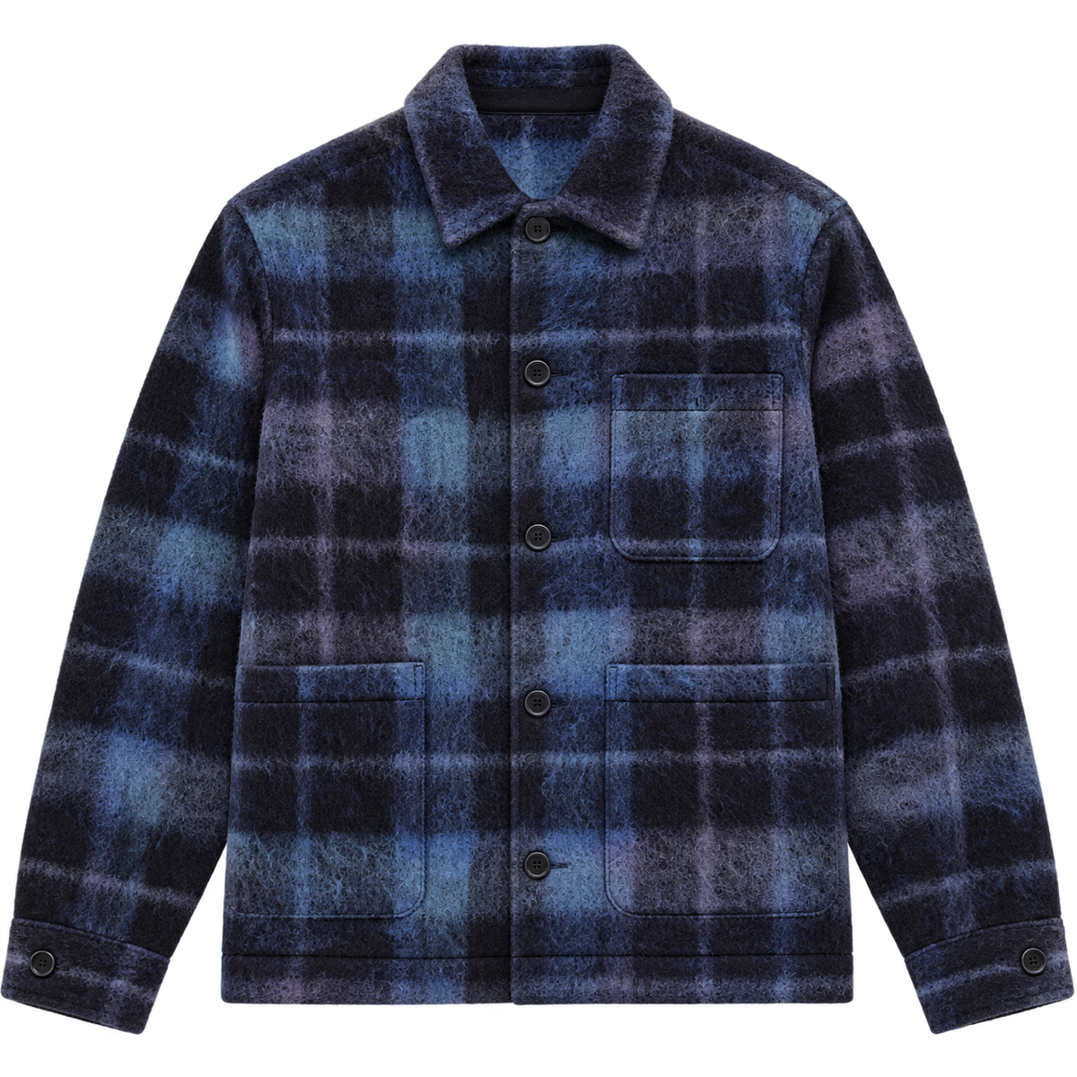 Umi Wool Work Jacket - Navy