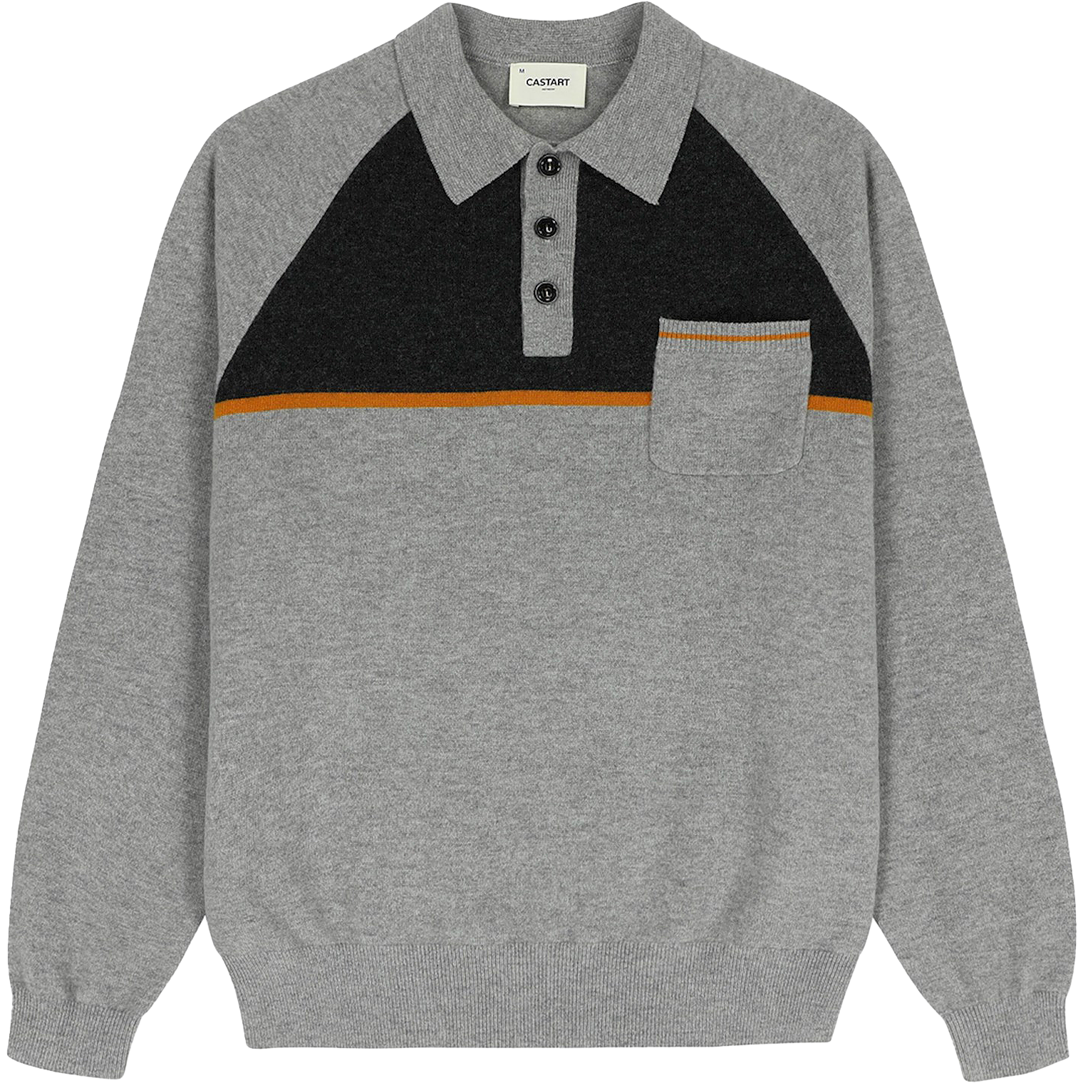 Sunday River Knit Polo - Light Grey