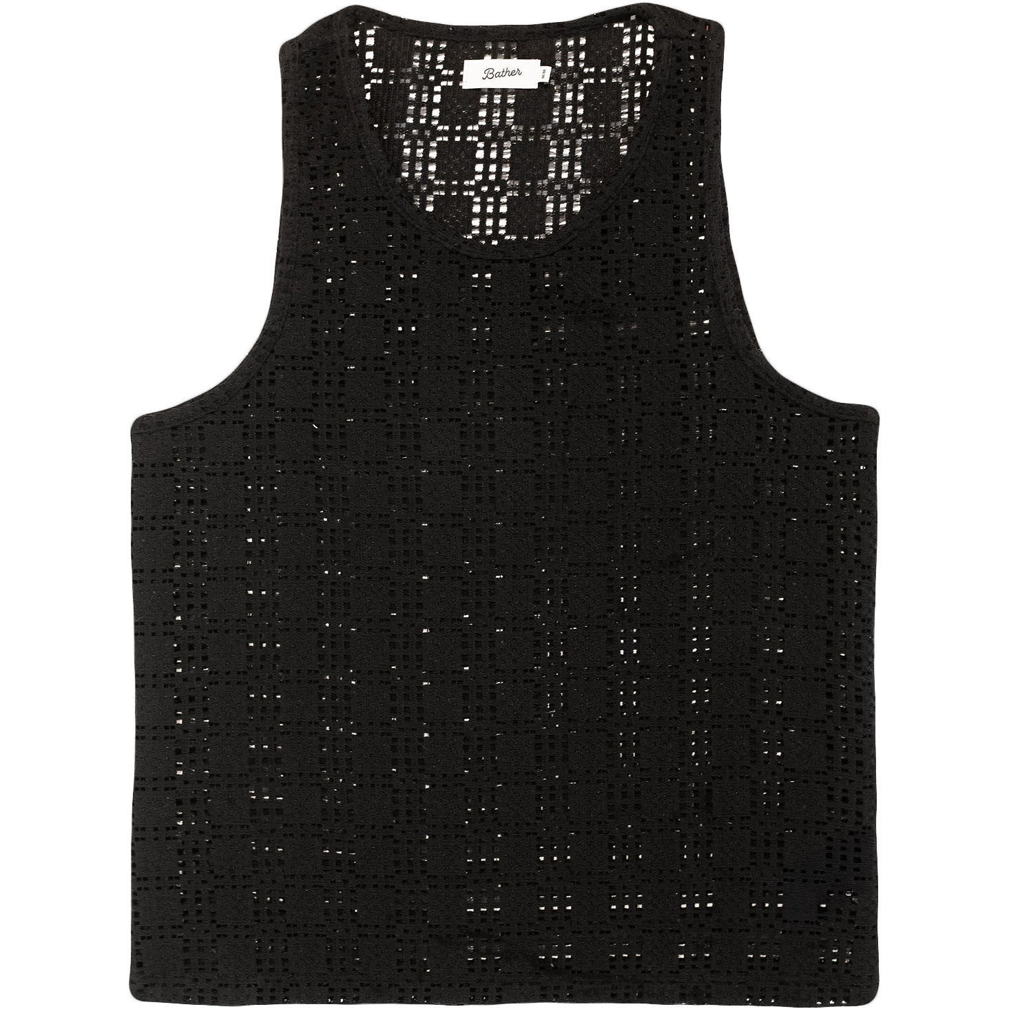 Lattice Tank Top - Black